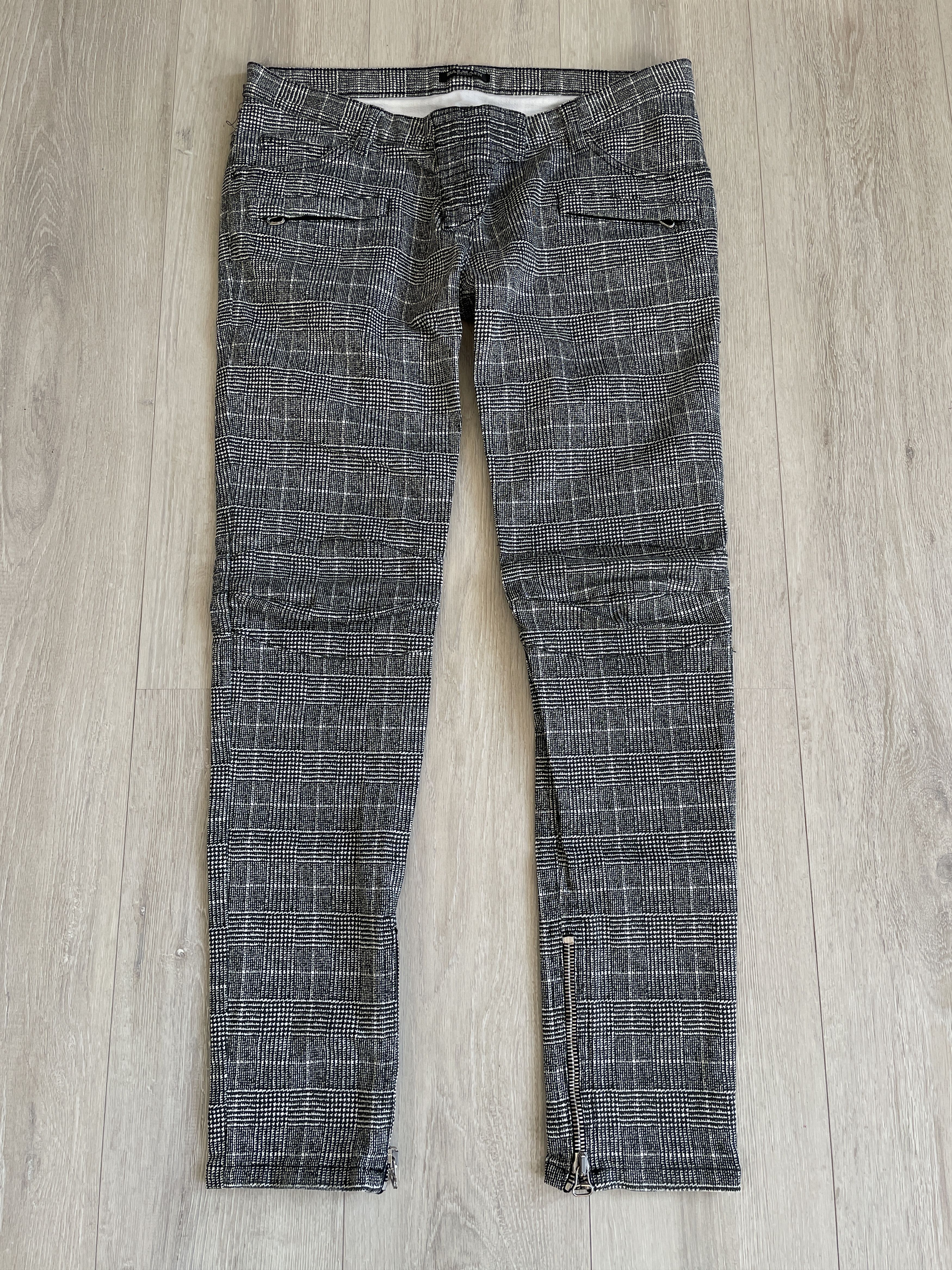 Balmain Decarnin Balmain Homme AW09 Heavy Biker Jeans | Grailed