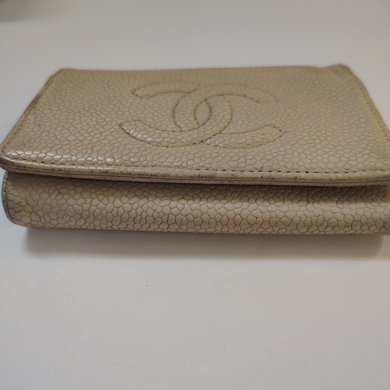 Chanel Chanel key pouch in beige caviar leather Size ONE SIZE - 5 Thumbnail