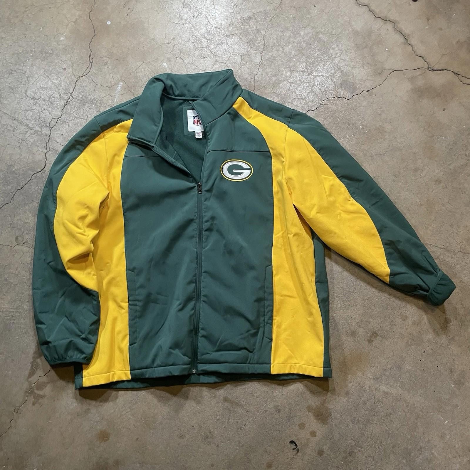 NFL NFL Green Bay Packers Jacket Mens 2XL Green Bomber Size US XXL / EU 58 / 5 - 1 Thumbnail