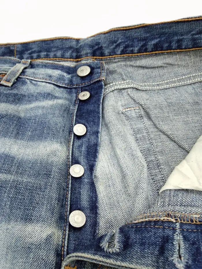 Levi's × Vintage Vintage Levis 501 Straight Leg Jeans 32x33 Size US 32 / EU 48 - 6 Thumbnail