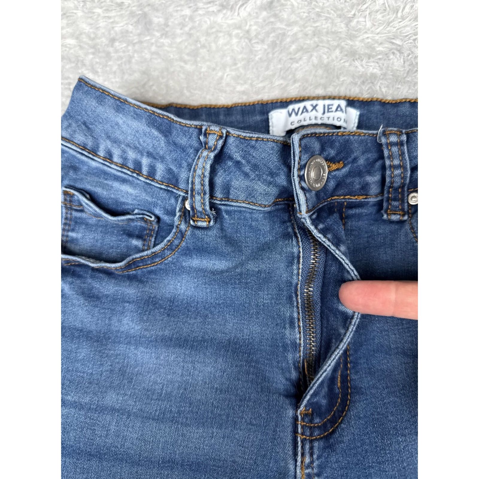 Vintage Wax Jean Collection Jeans Womens Bootcut Denim 3/26 Blue Medium Wash 22x30 Size 26" / US 2 / IT 38 - 5 Thumbnail