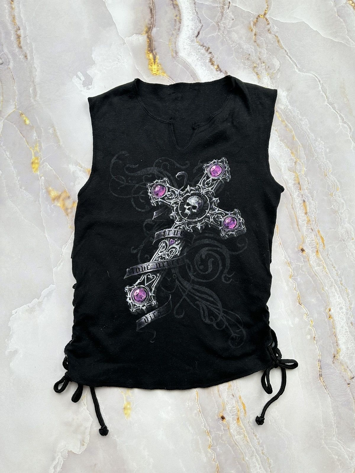 Japanese Brand Vintage Printed Tank Top Size S / US 4 / IT 40 - 1 Thumbnail