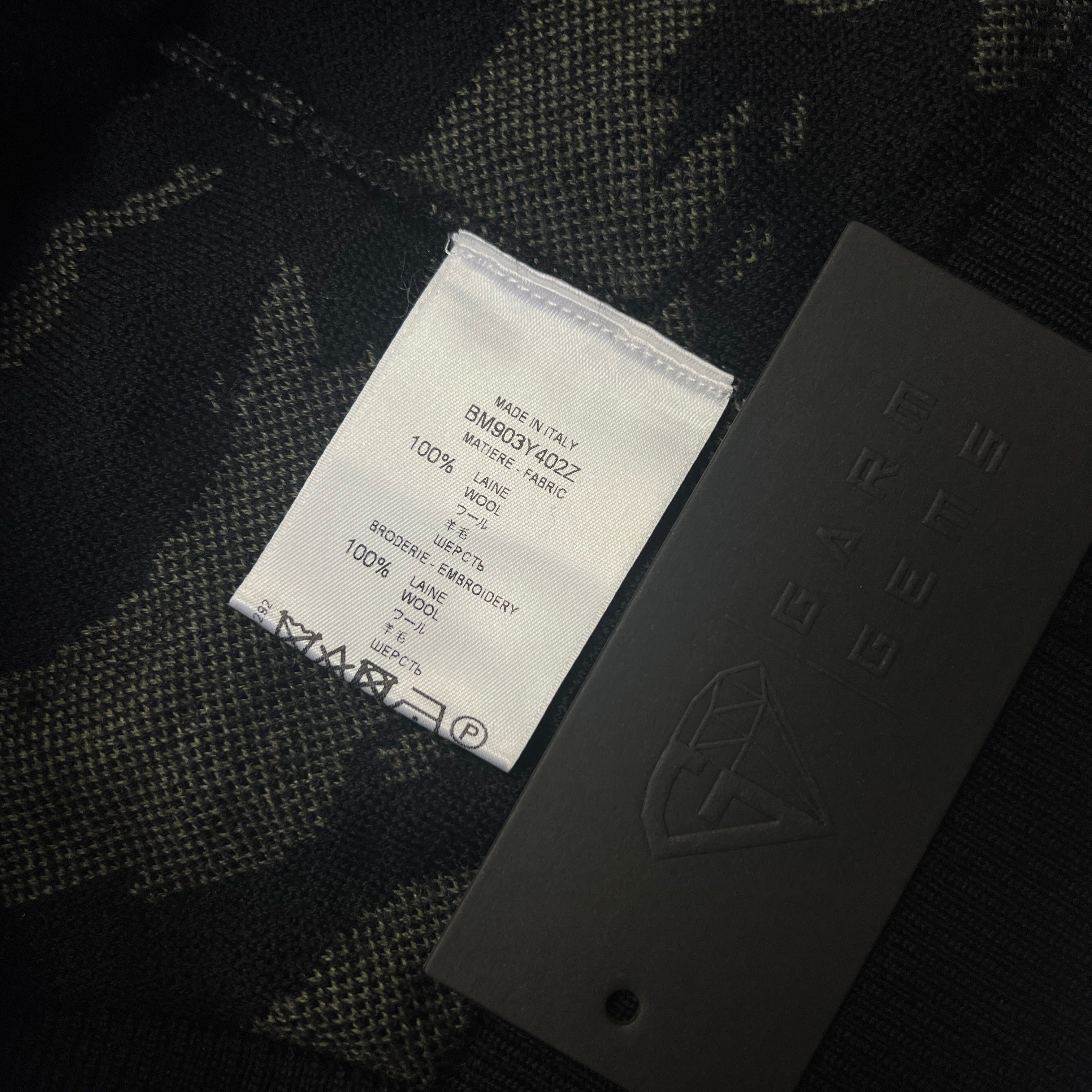 Givenchy Givenchy Camo Intarsia Knit Wool Jumper Size US S / EU 44-46 / 1 - 6 Thumbnail