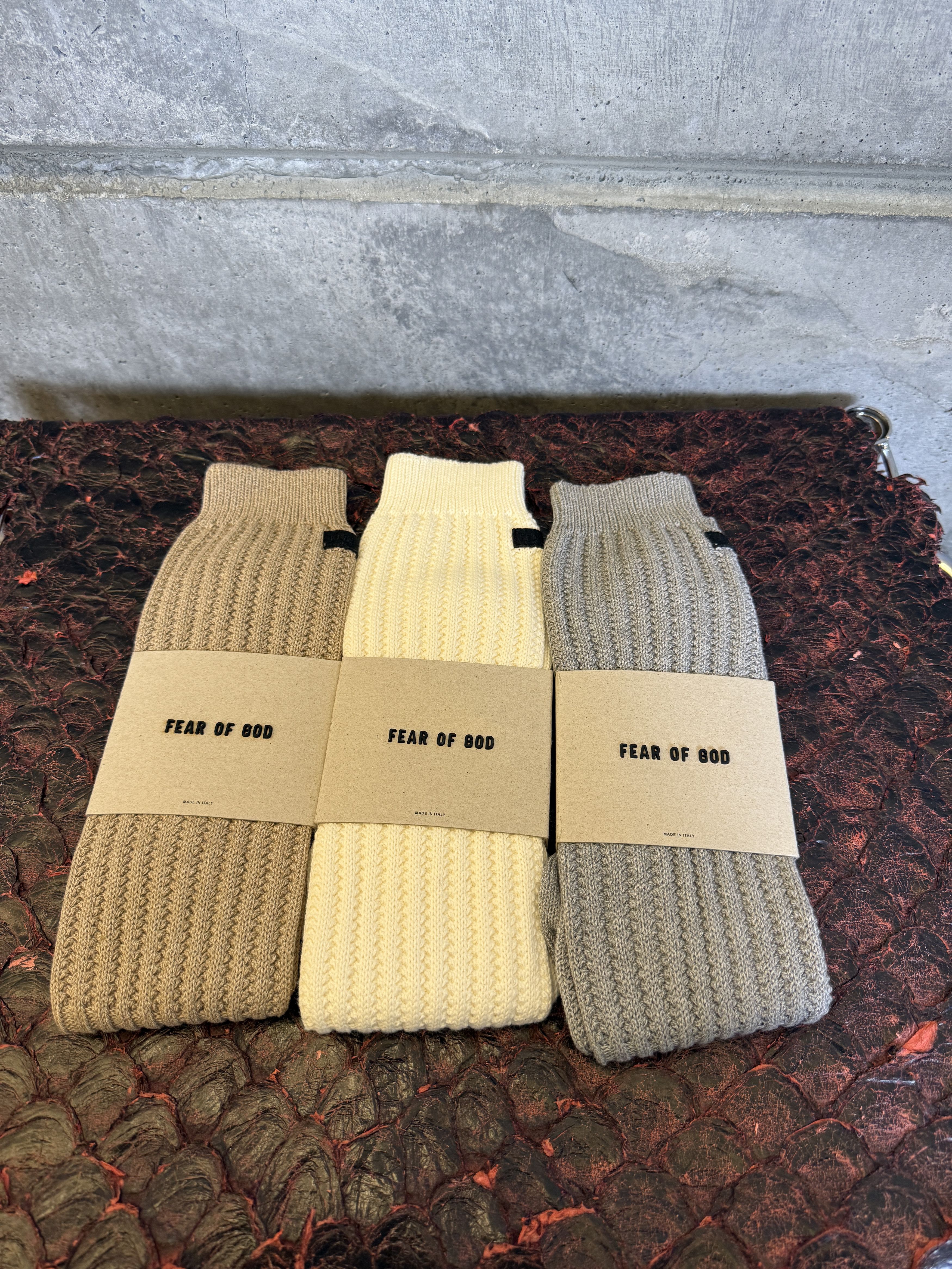 Fear of God Cotton Socks 3 Pairs!