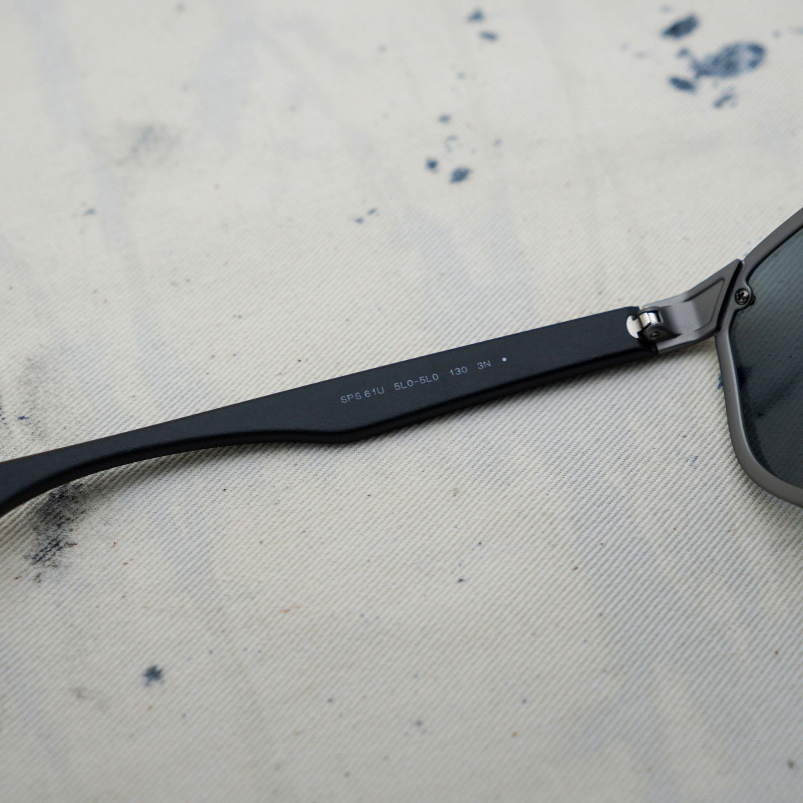 Prada Prada linea rossa sps 61u black wrap shield logo sunglasses Size ONE SIZE - 5 Thumbnail