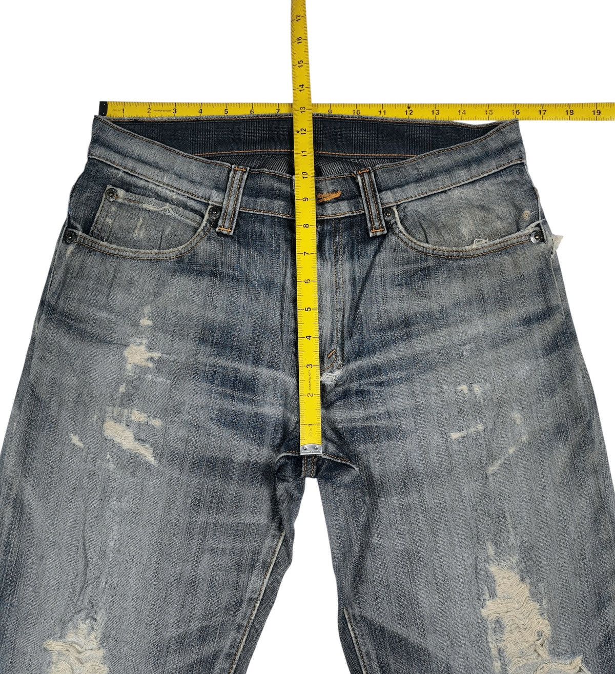Edwin Vintage ED Edwin distressed denim jeans Size 32x31 Size US 32 / EU 48 - 11 Thumbnail