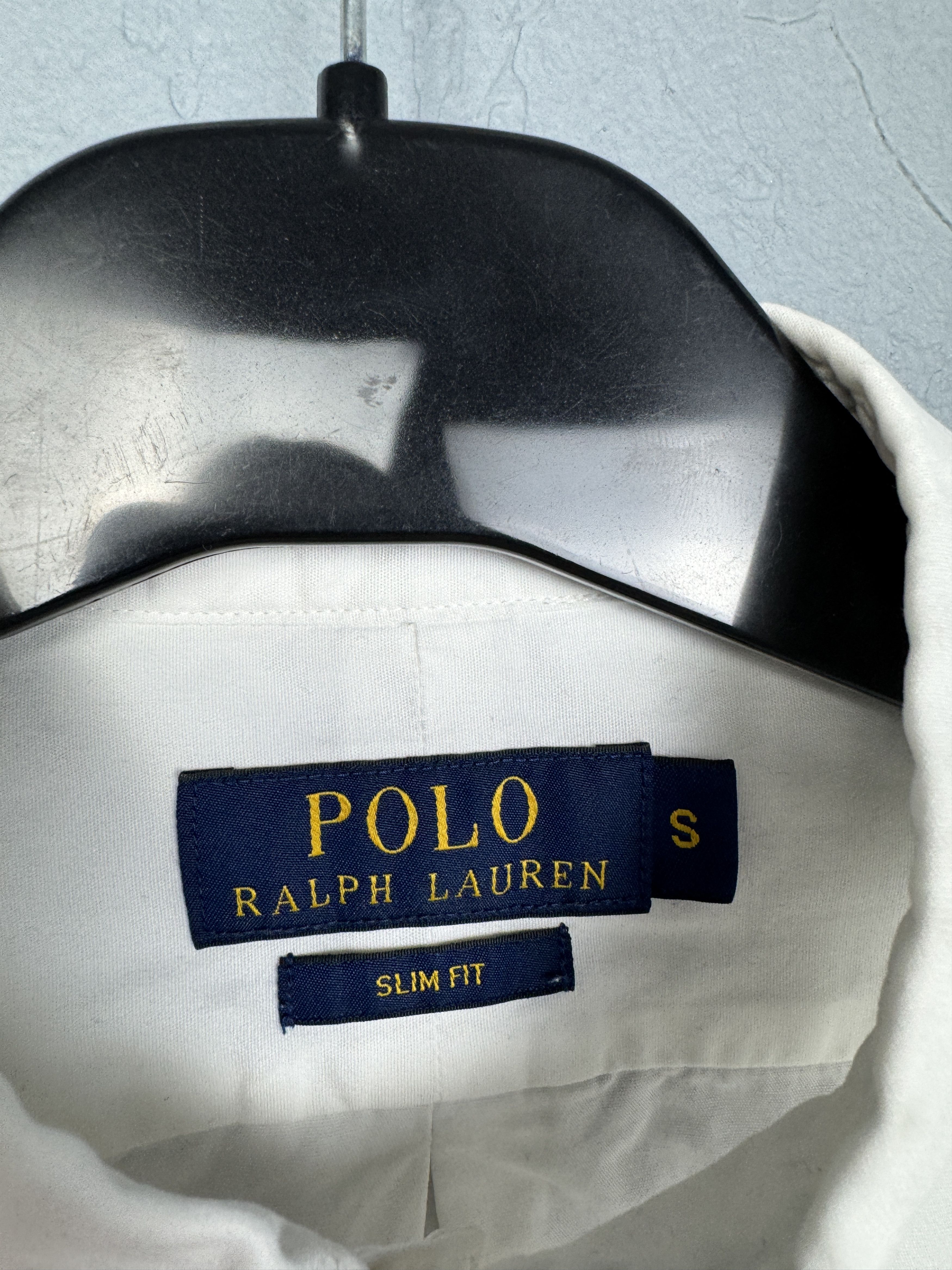 Polo Ralph Lauren Polo Ralph Lauren Mens Long Sleeve White Shirt Size US S / EU 44-46 / 1 - 3 Thumbnail