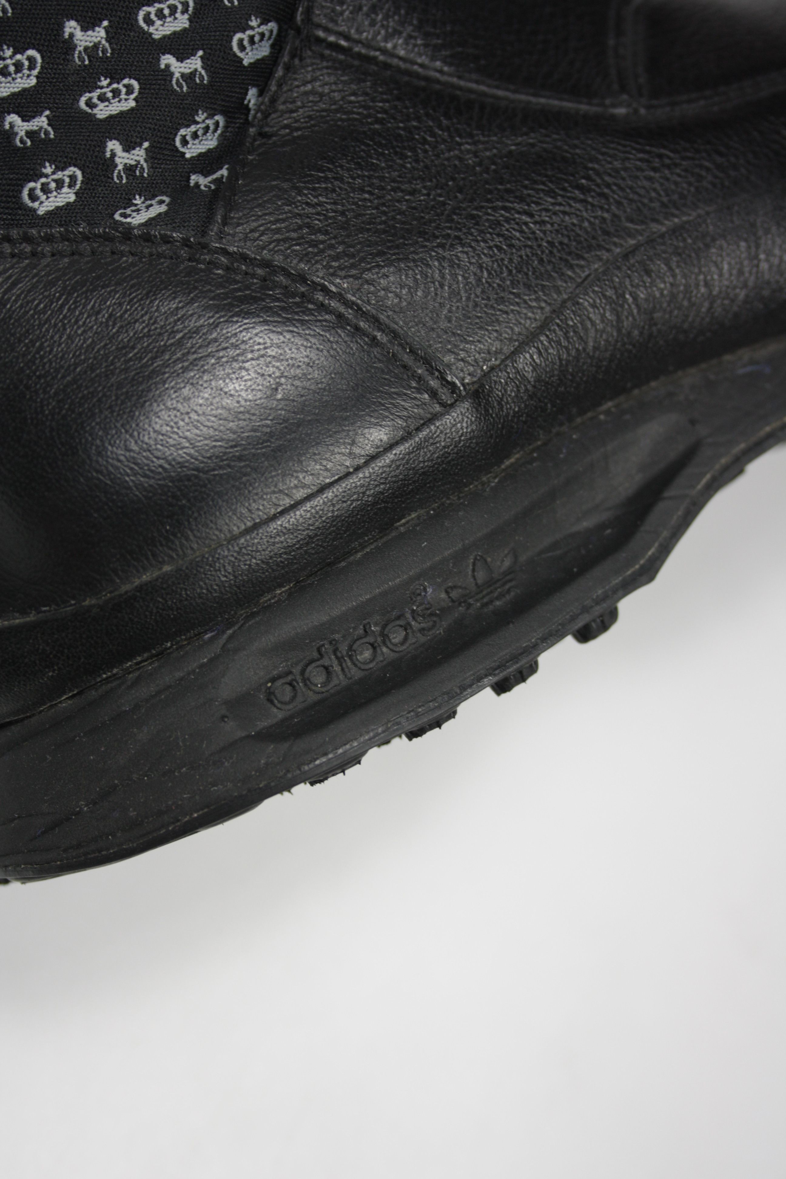Adidas × Vintage Adidas Missy Elliott Y2K Leather Zip Knee Boots Shoes Size US 7 / IT 37 - 10 Thumbnail