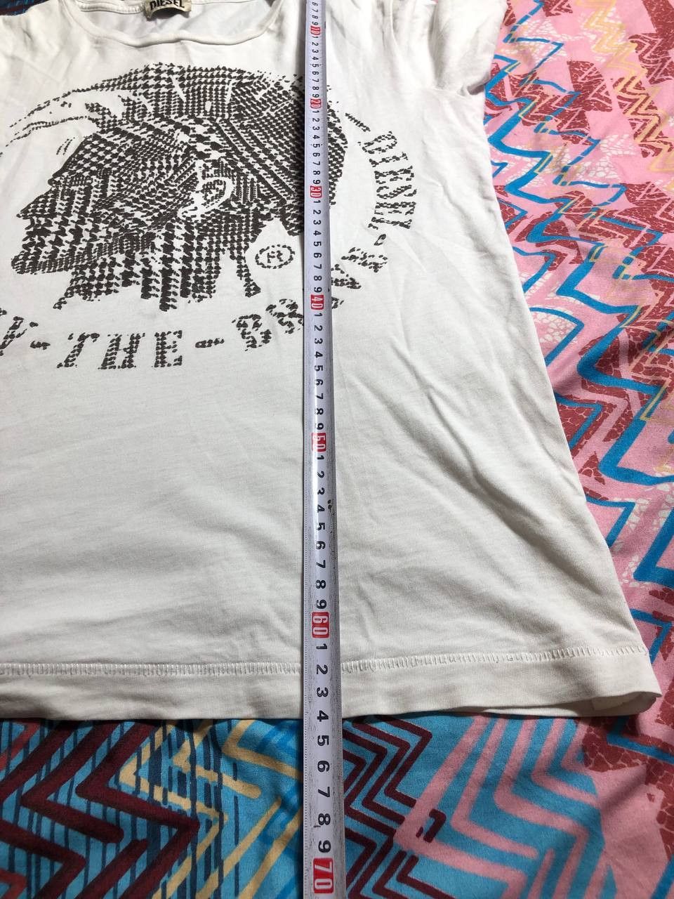 Diesel × Vintage Vintage Diesel Y2K Hype Grey Big Logo T-shirt Size S Size US S / EU 44-46 / 1 - 12 Thumbnail