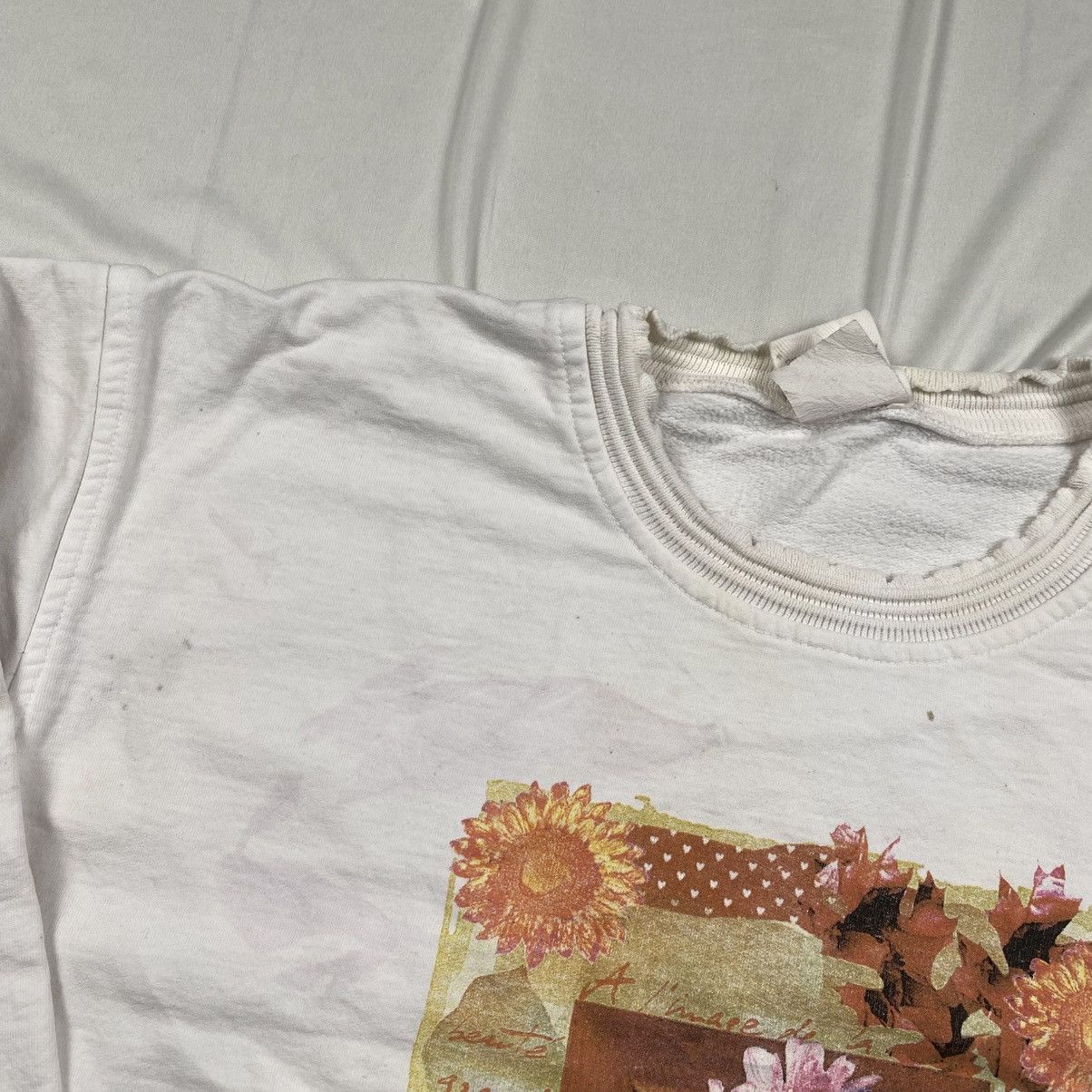 Other Vintage 90s Maze Floral Graphic Distressed Crewneck Size XL / US 12-14 / IT 48-50 - 6 Thumbnail