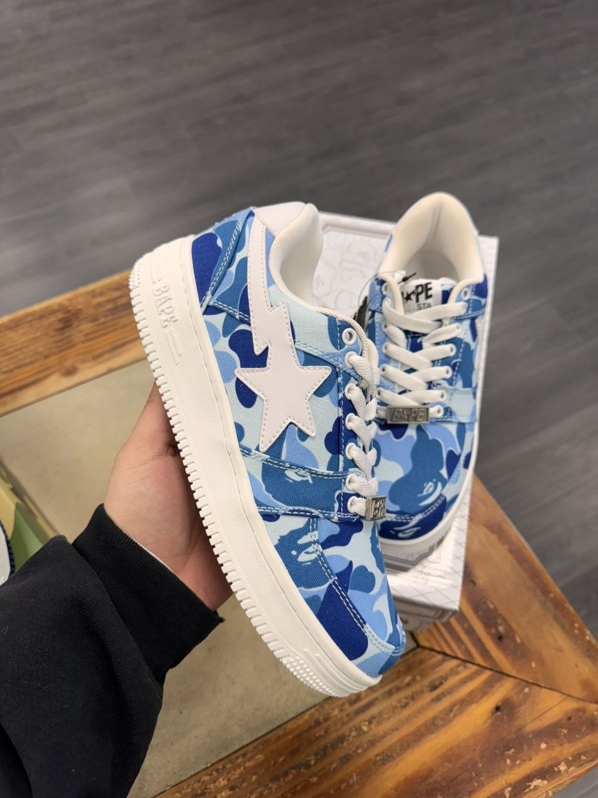 Bape Bape ABC Blue Camo Bape STA Size US 8 / EU 41 - 3 Thumbnail