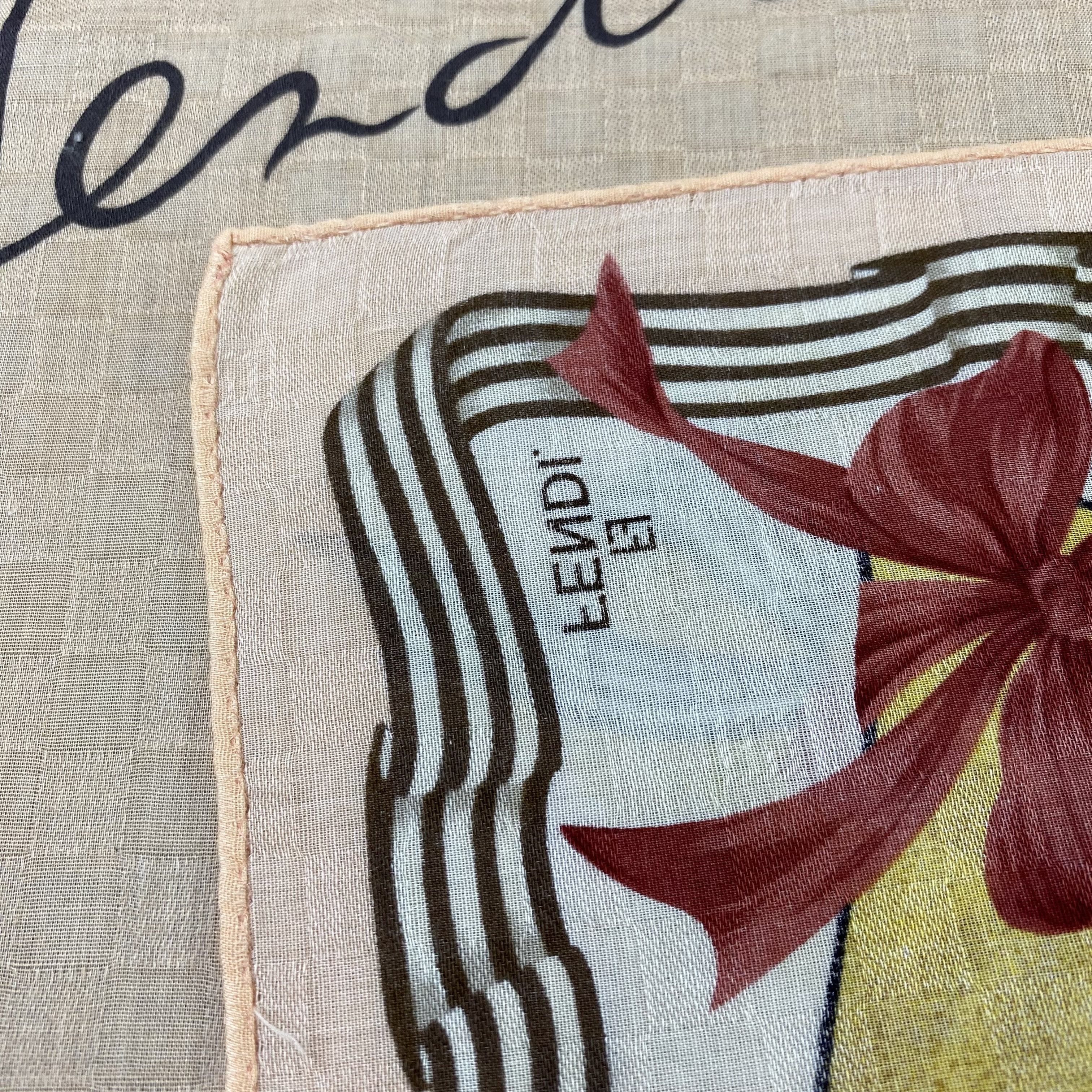 Fendi Fendi Handkerchief Neckerchief Bandana-B1784 Size ONE SIZE - 6 Thumbnail