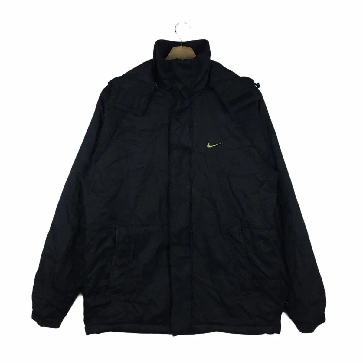 Nike Vtg NIKE SWOOSH LOGO Jacket Parka Trench Outdoor Sweater Size US S / EU 44-46 / 1 - 1 Thumbnail