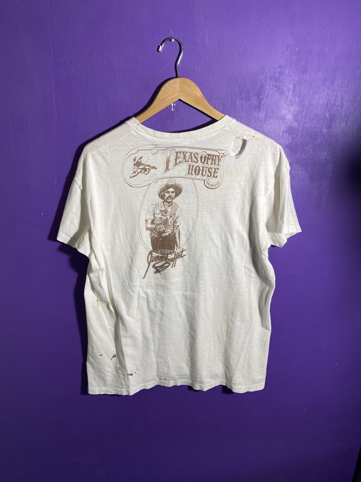 Band Tees × Vintage Vintage early 70s Jimmy buffet buckhorn music festival tee Size US L / EU 52-54 / 3 - 2 Thumbnail