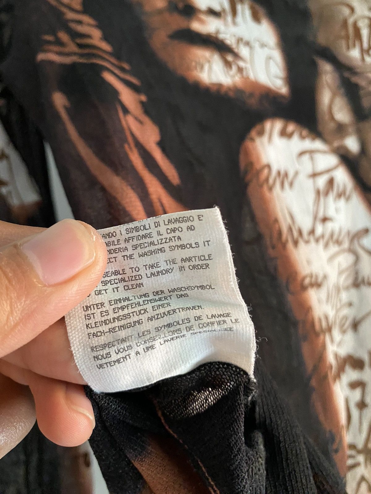 Jean Paul Gaultier AW 97/98 Jean Paul Gaultier kissing lovers mesh top Size US L / EU 52-54 / 3 - 8 Thumbnail