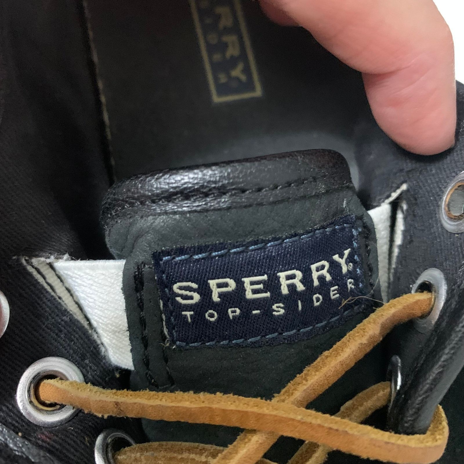 Sperry Sperry Topsider Pier View Black Leather Boat Shoe 8 Maritime Size US 8 / IT 38 - 10 Thumbnail