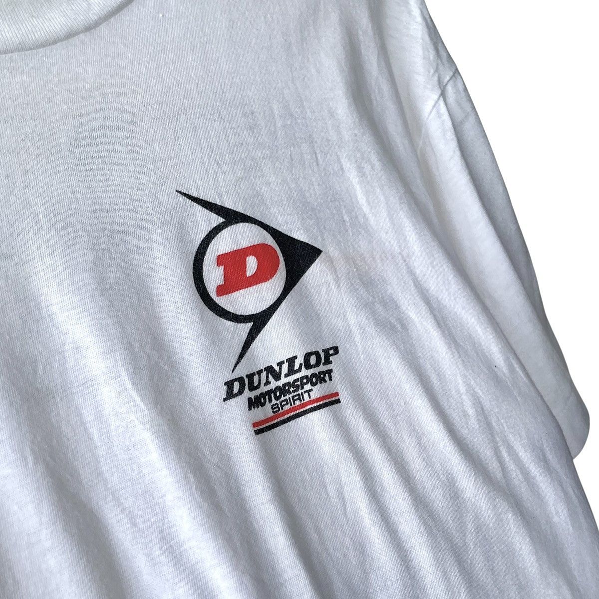 Vintage Dunlop Motorsports Racing Japan Vintage 1980s Logo Tee Size US L / EU 52-54 / 3 - 5 Thumbnail
