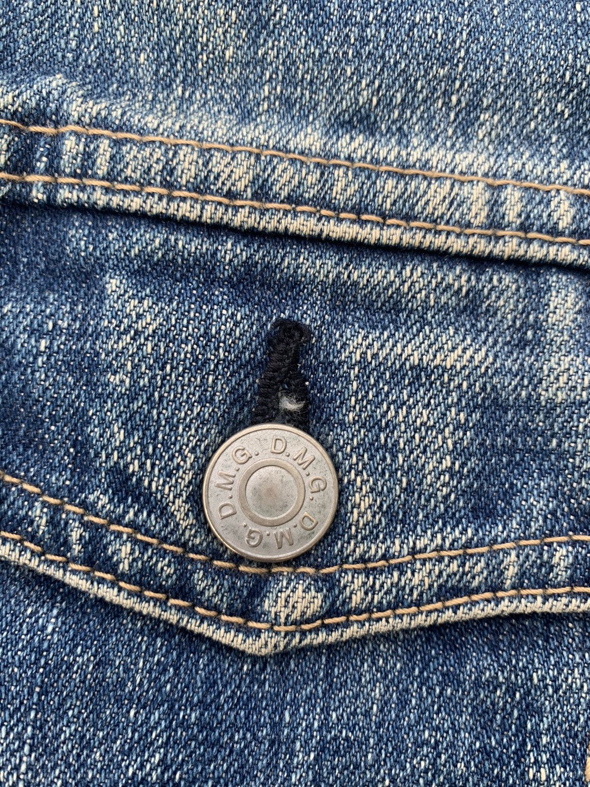 Japanese Brand × OMNIGOD Domingo D.M.G Distressed Denim Jacket Size S / US 4 / IT 40 - 13 Thumbnail