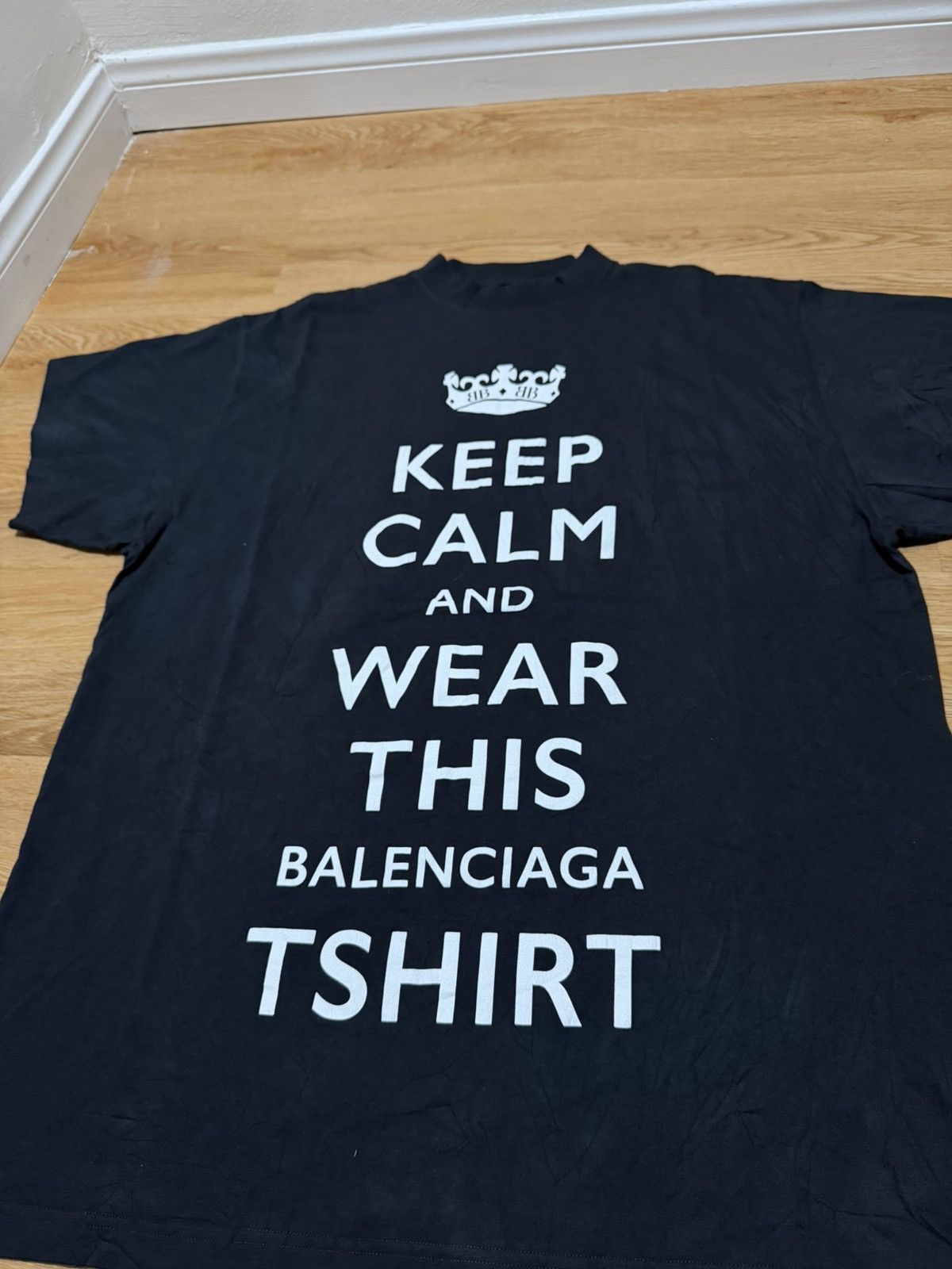 Balenciaga Balenciaga Keep Calm T shirt Size US M / EU 48-50 / 2 - 2 Thumbnail