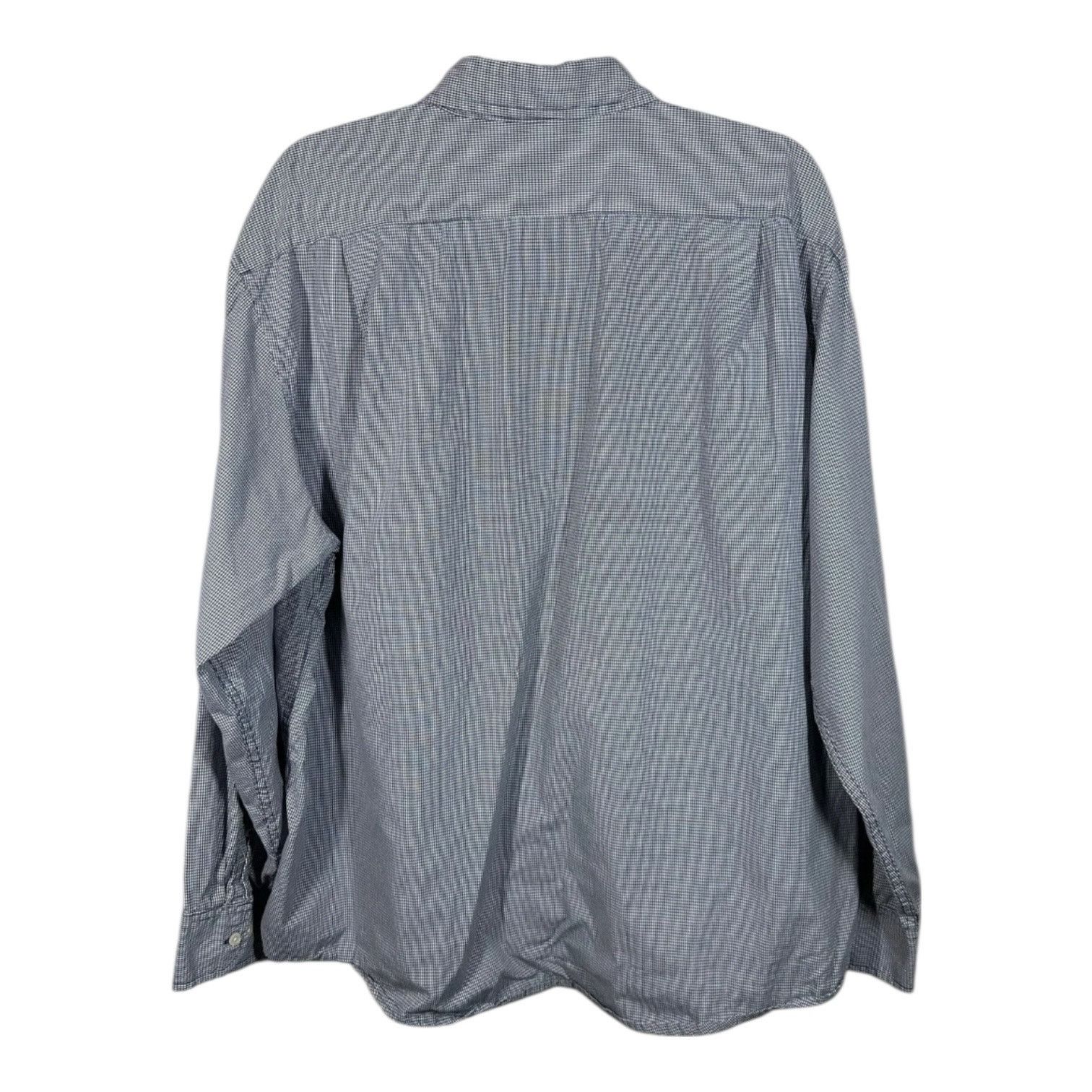 Izod IZOD Mens Black & White Checkered Dress Shirt Size XL Size US XL / EU 56 / 4 - 2 Thumbnail