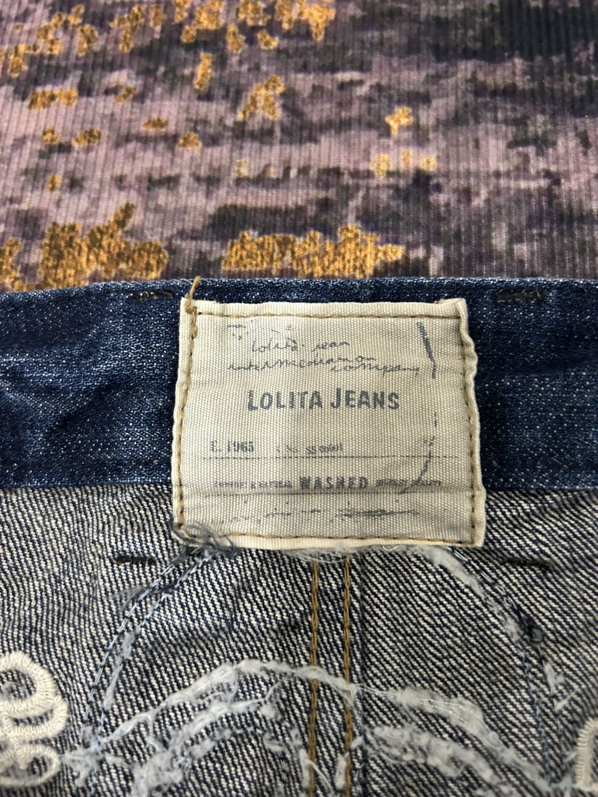 If Six Was Nine Lolita Skull Short Jeans Size US 35 - 13 Thumbnail