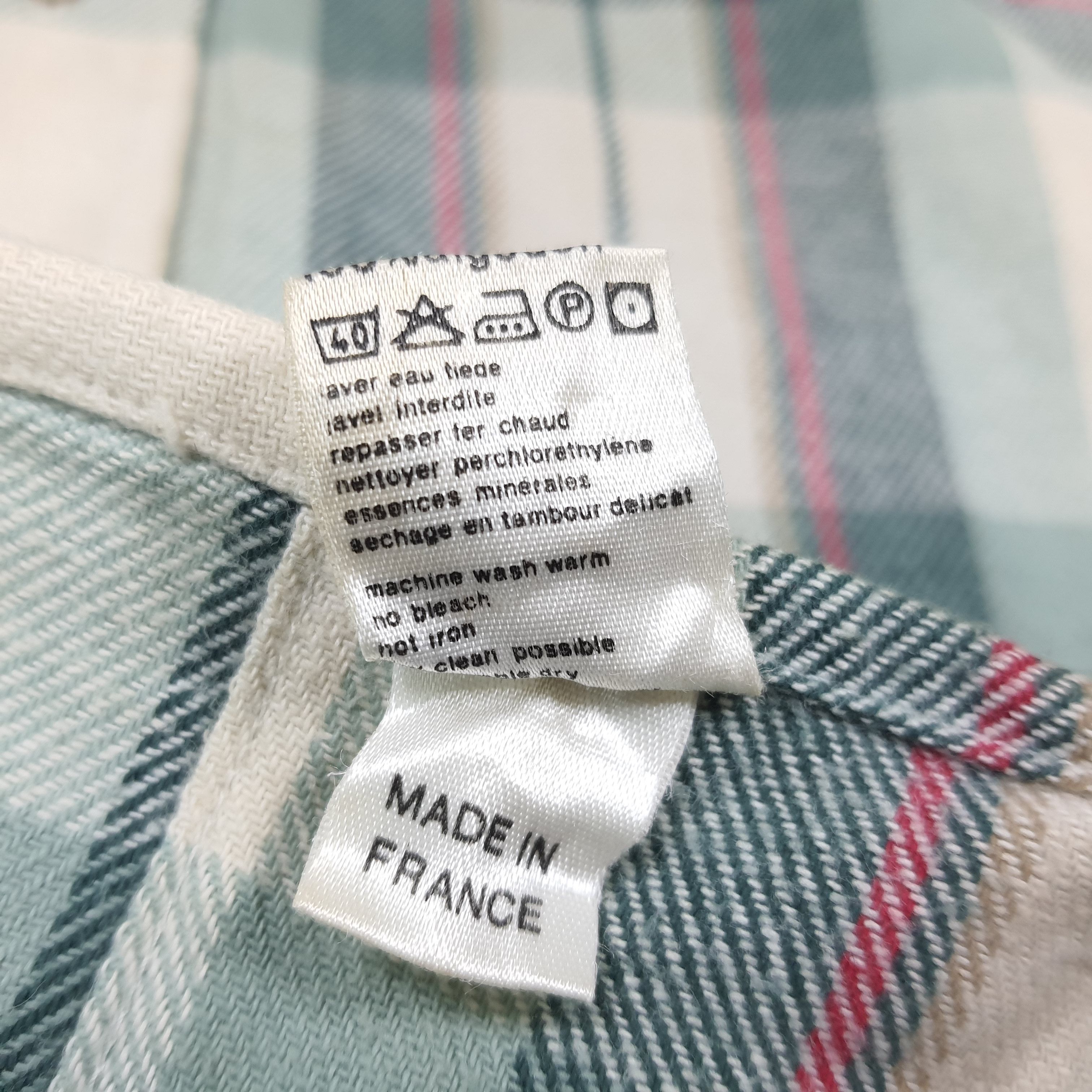 Lacoste Vintage Chemise Lacoste Flannel Button Up Shirt C285N71 Size US XL / EU 56 / 4 - 7 Thumbnail