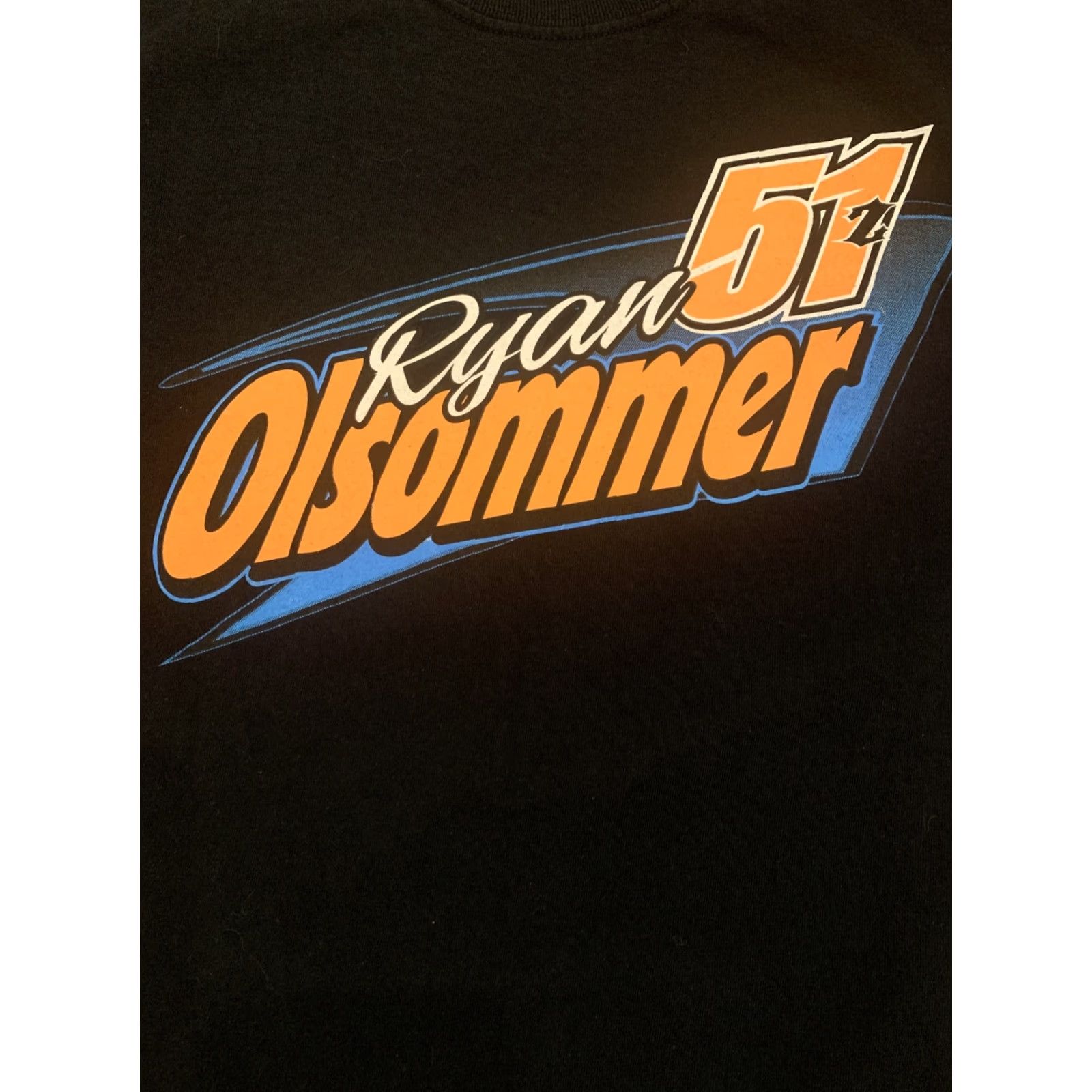 Gildan Ryan Olsommer Dirt Racing T Shirt Size L Men Black Racing Gildan T-Shirt L Size US L / EU 52-54 / 3 - 3 Thumbnail