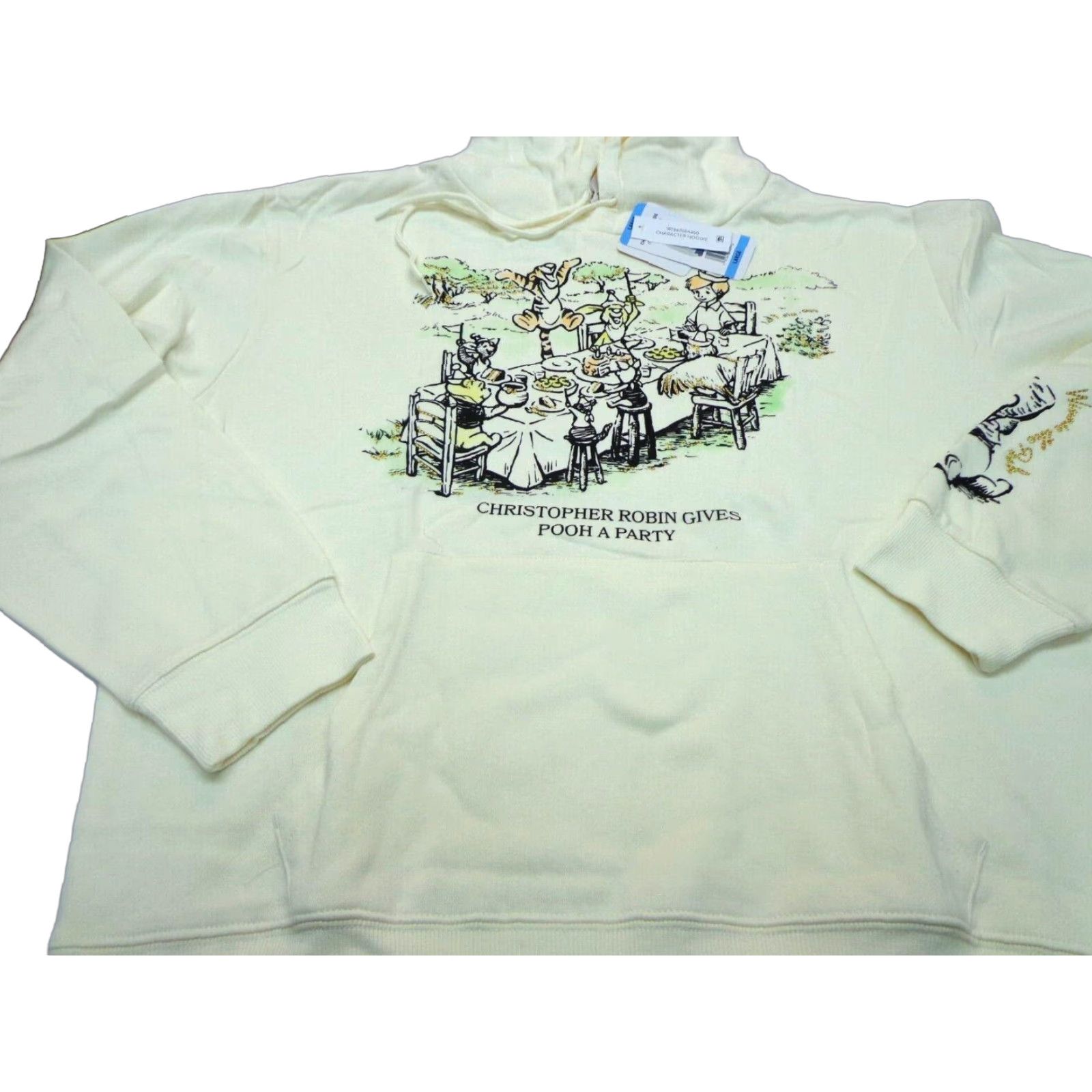 Disney Disney Winnie The Pooh & Friends Hoodie Sweatshirt Womens L Ivory Pullover NEW Size L / US 10 / IT 46 - 1 Thumbnail