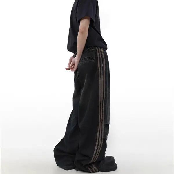 Vintage Katagiri x Kon Vintage washed black baggy wide leg jeans Size US 30 / EU 46 - 3 Thumbnail