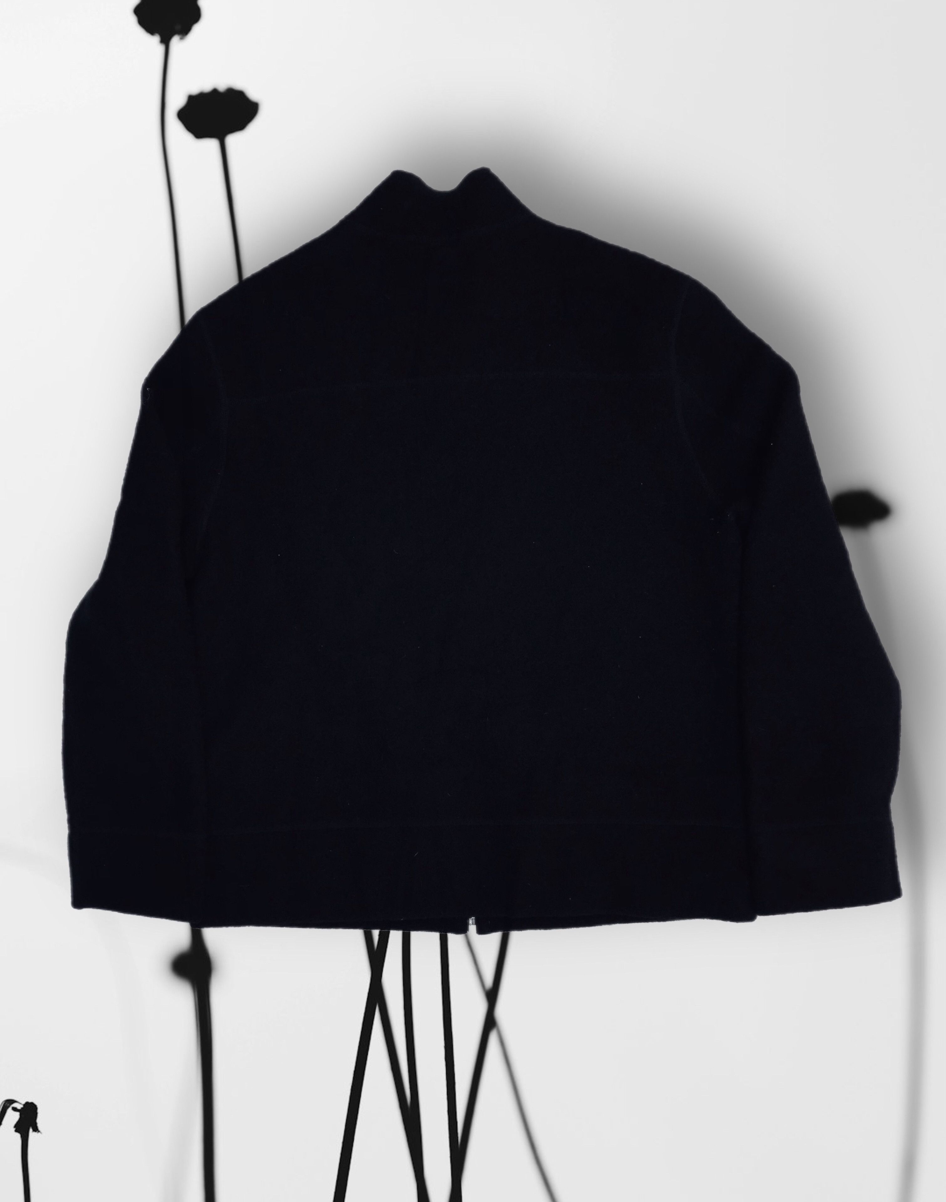 Dolce & Gabbana Dolce & Gabbana Wool Jacket Men’s Zip Bomber Black Vintage Size US L / EU 52-54 / 3 - 8 Thumbnail