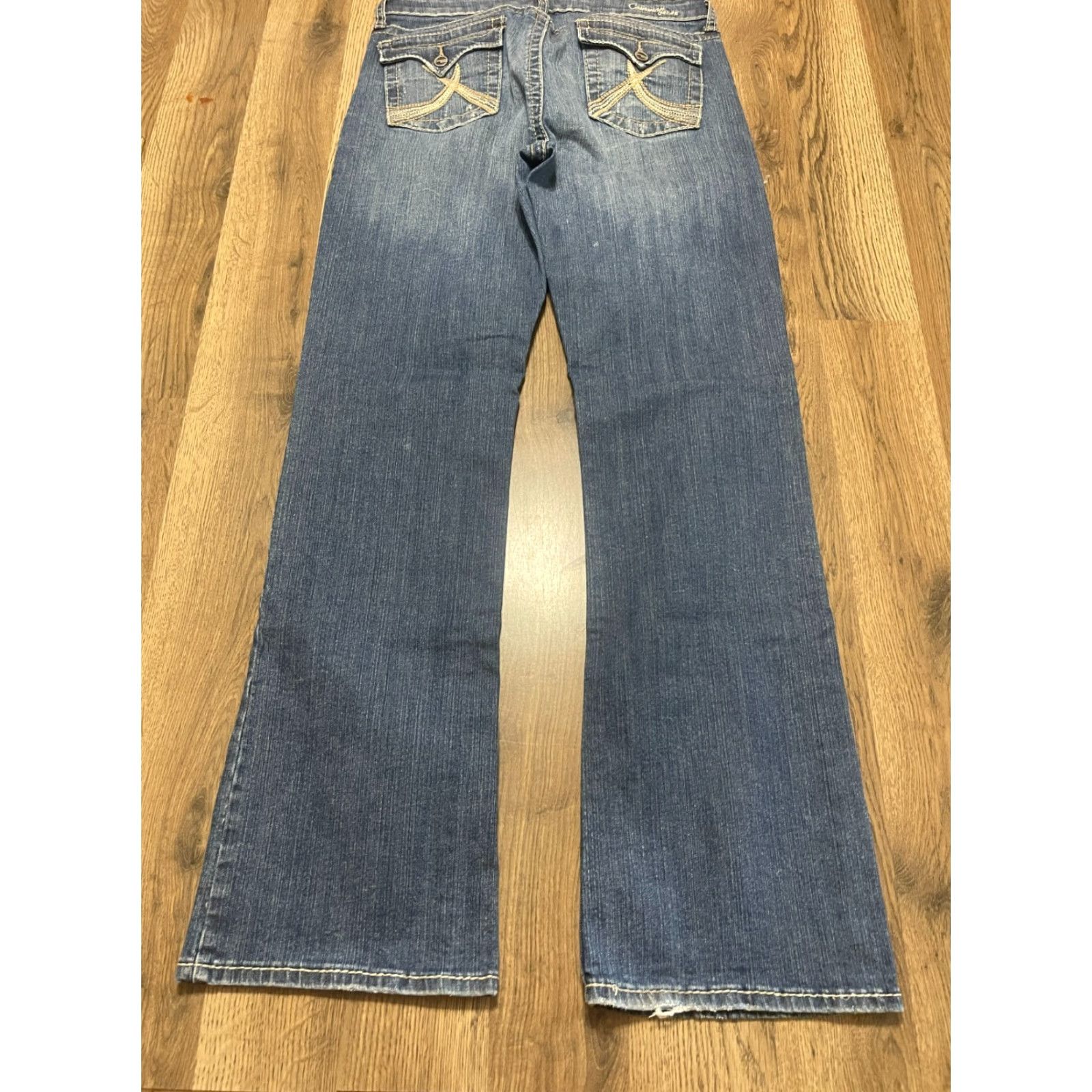 Vintage Common Genes Jeans Women's Size 10 Blue Denim Bootcut Pockets Jeans Size 32" / US 10 / IT 46 - 2 Thumbnail