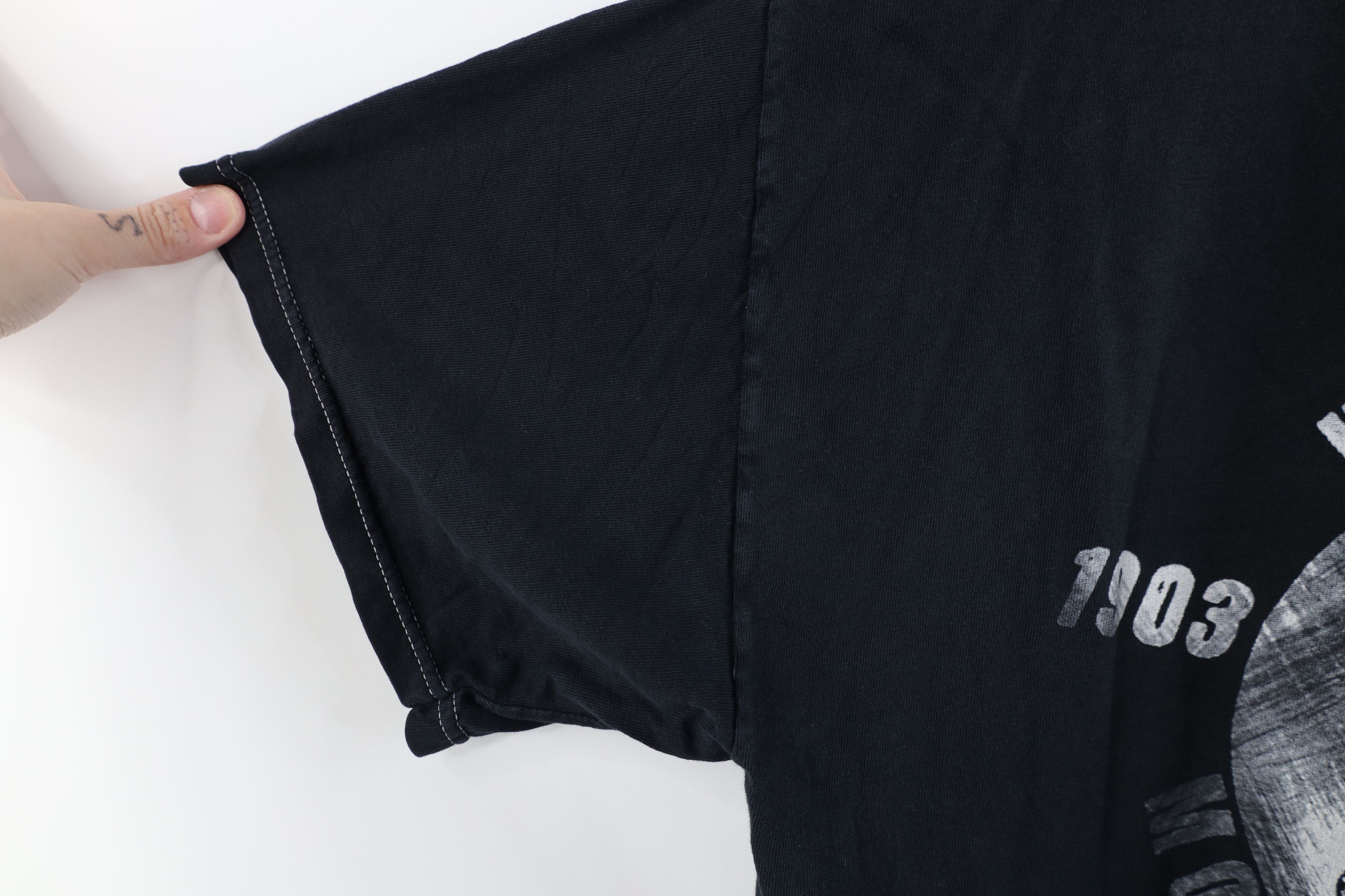 Harley Davidson × Vintage Vintage Y2K Harley Davidson Big Logo T-Shirt Black Size US L / EU 52-54 / 3 - 8 Thumbnail
