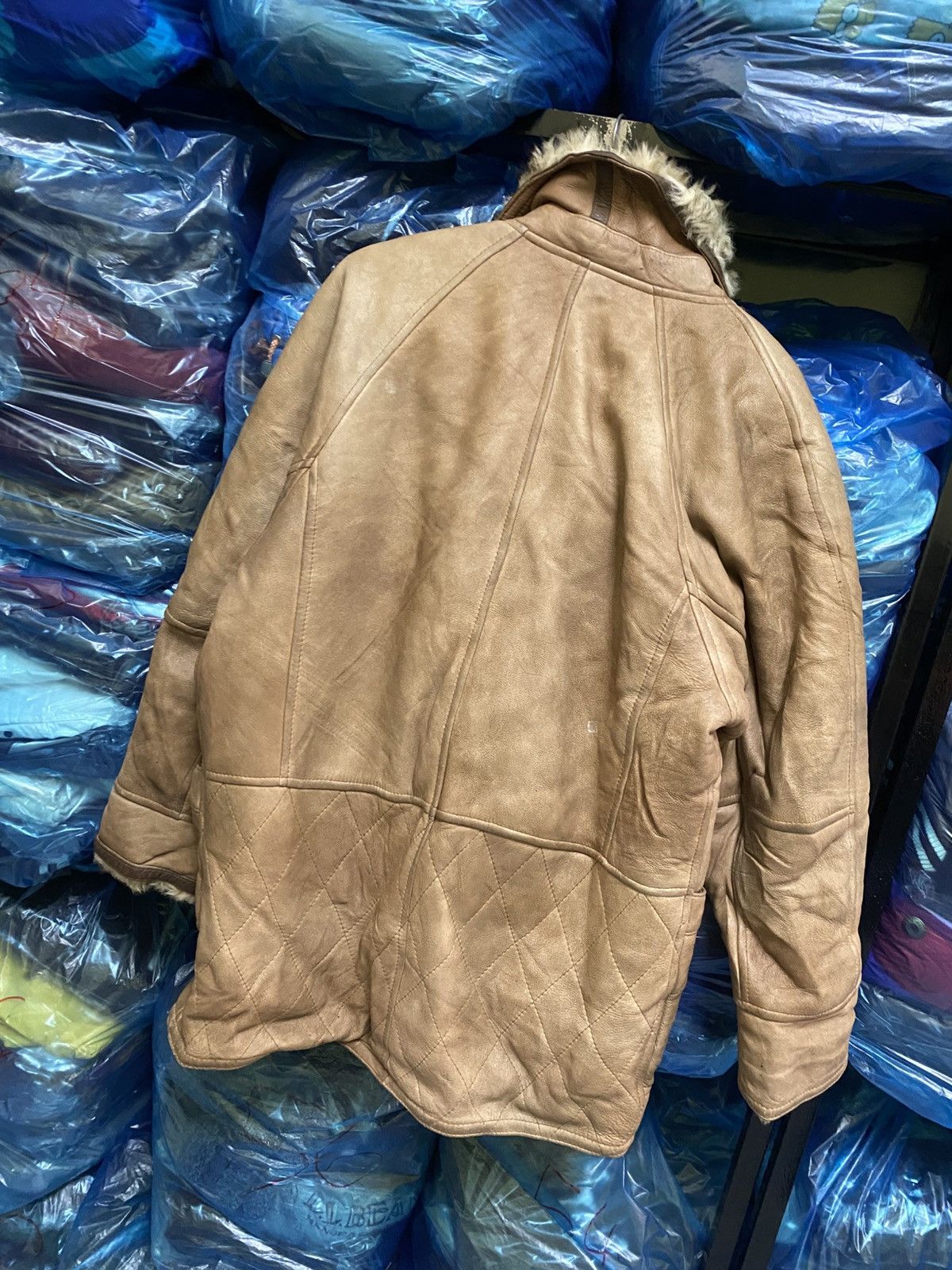 Leather Modus Vivendi Faux Fur Lined Leather Jacket Winter Coat Size US M / EU 48-50 / 2 - 9 Thumbnail