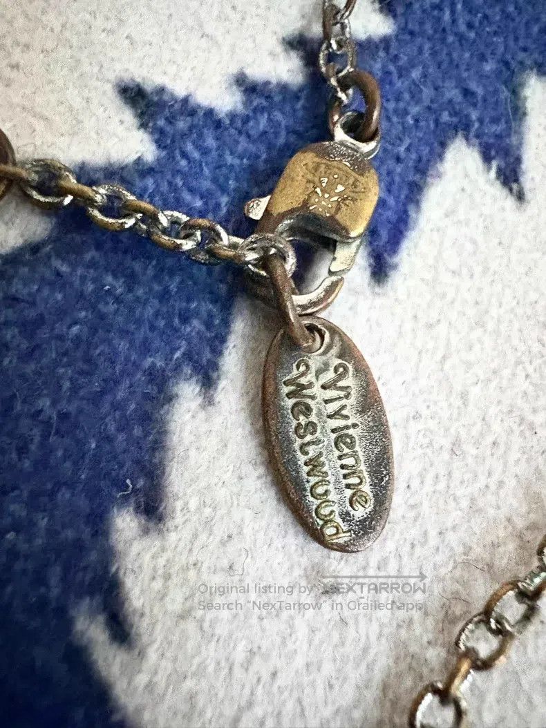 Vivienne Westwood Vivienne Westwood Vintage Silver Small Mayfair Orb Necklac Size ONE SIZE - 9 Thumbnail