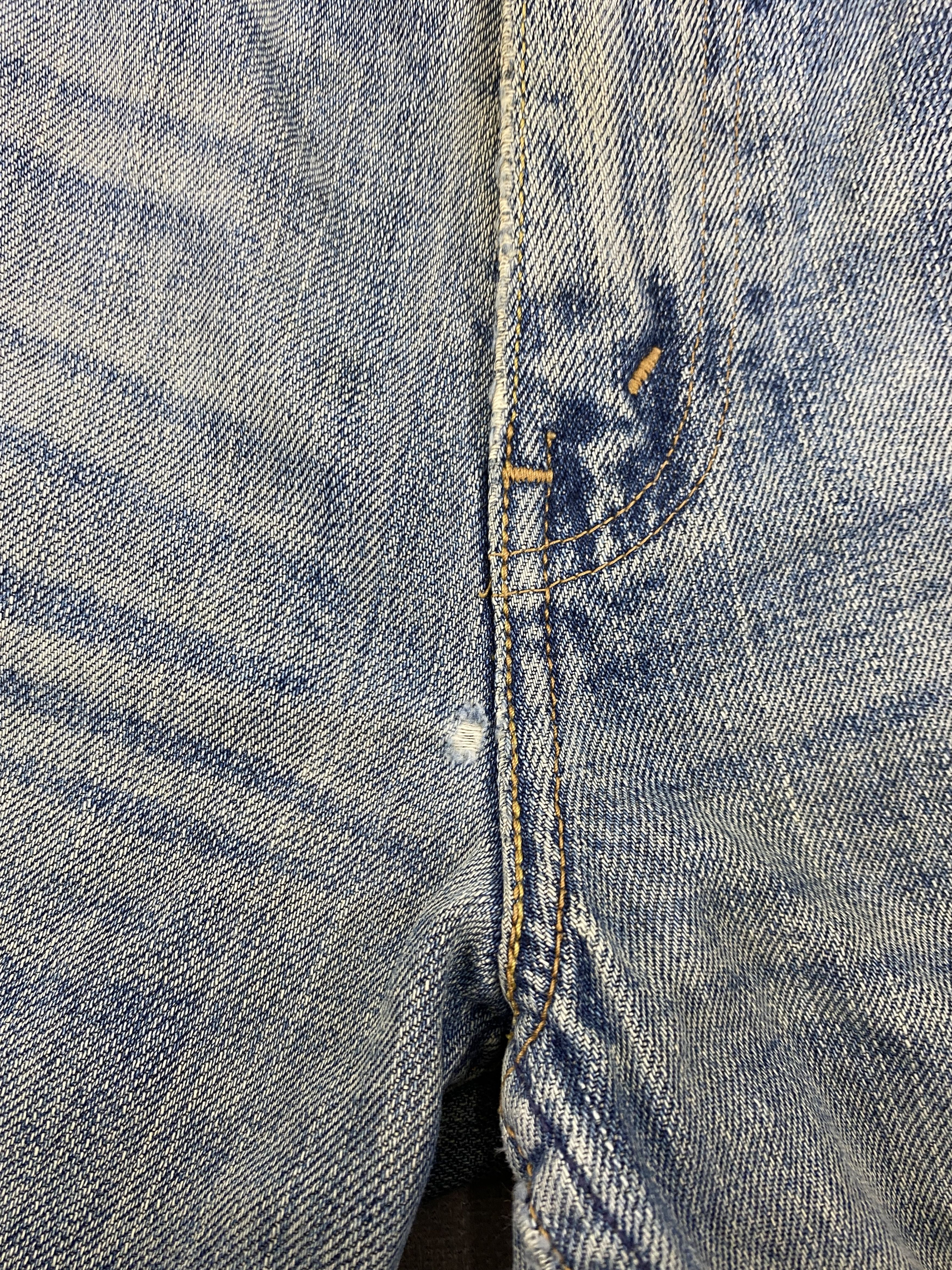 Levi's Distressed Vintage Levi's 533 Jeans 32x29.5 Denim - JN3658 Size US 32 / EU 48 - 14 Thumbnail