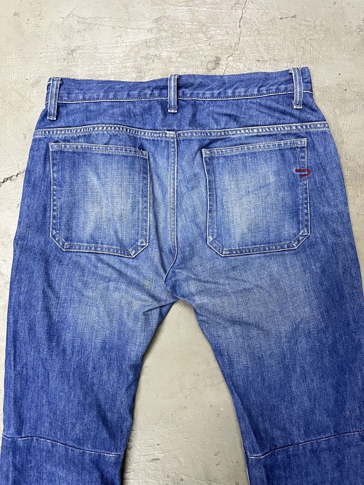 BOOTCUT DOUBLE KNEE BUSH VINTAGE DIESEL JEANS Y2K FLARED Denim