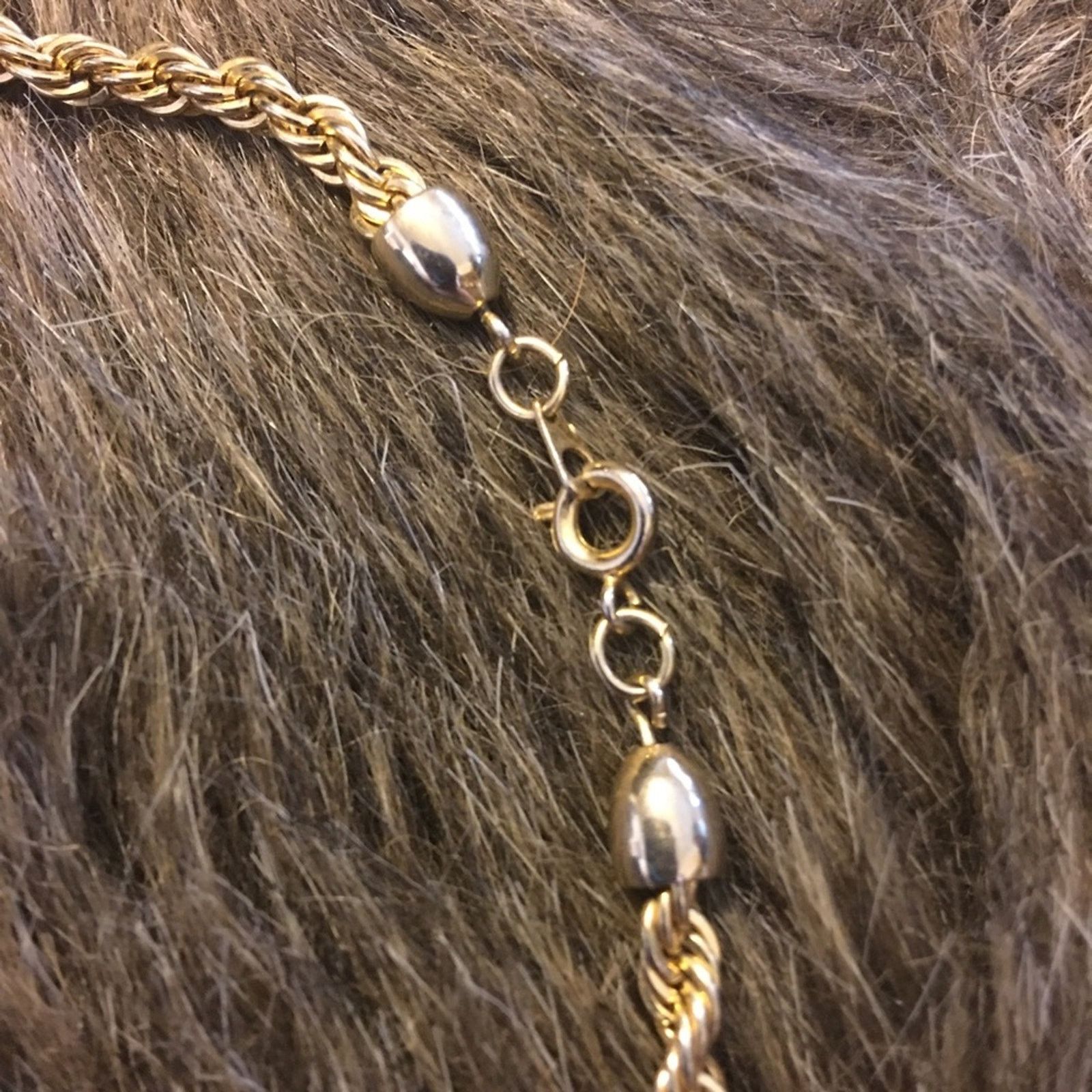 Vintage Vintage gold tone twisted rope chain necklace Size ONE SIZE - 8 Thumbnail