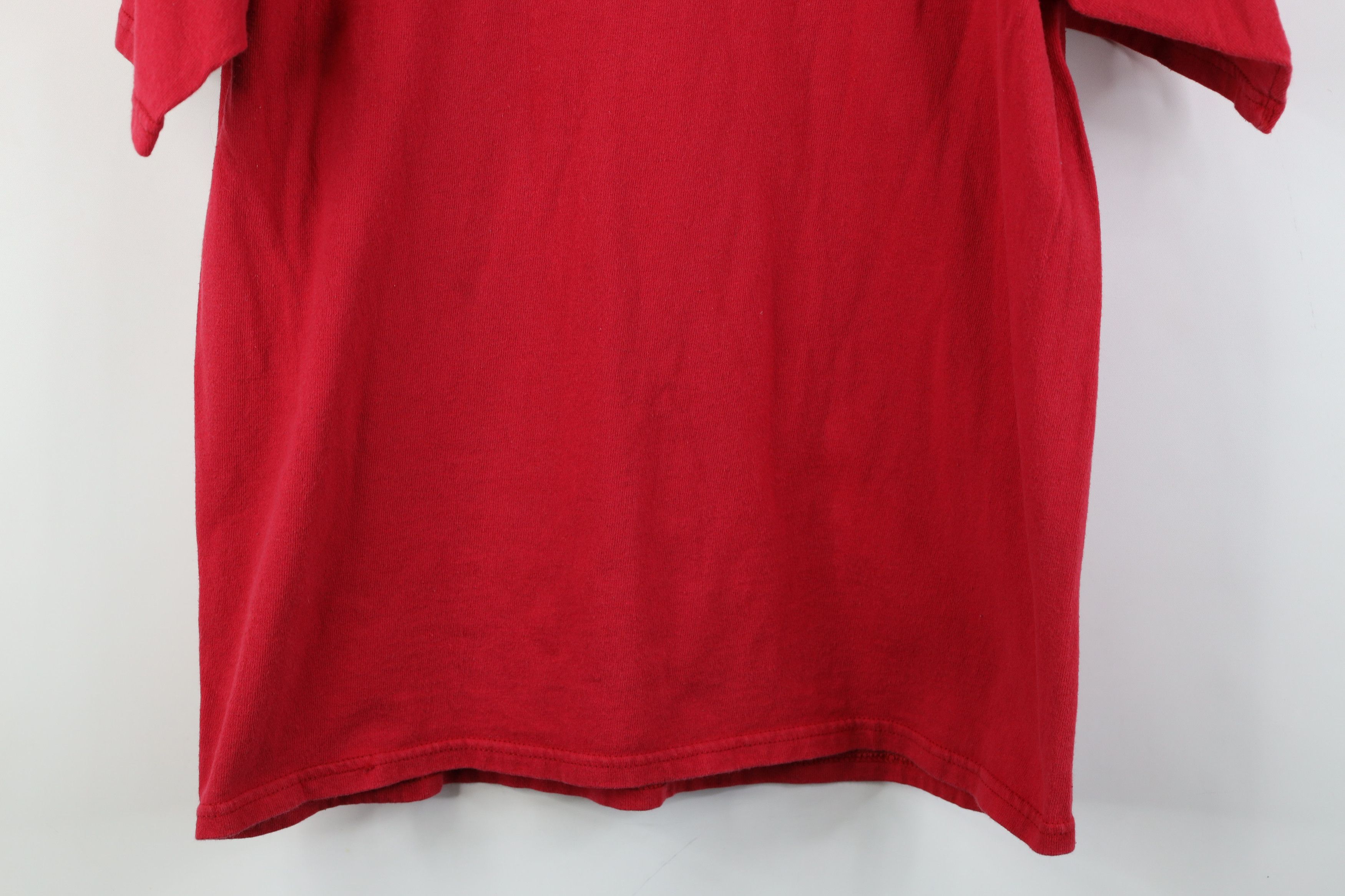 Champion Vintage 90s Champion Spell Short Sleeve T-Shirt Cotton Red Size US M / EU 48-50 / 2 - 15 Thumbnail