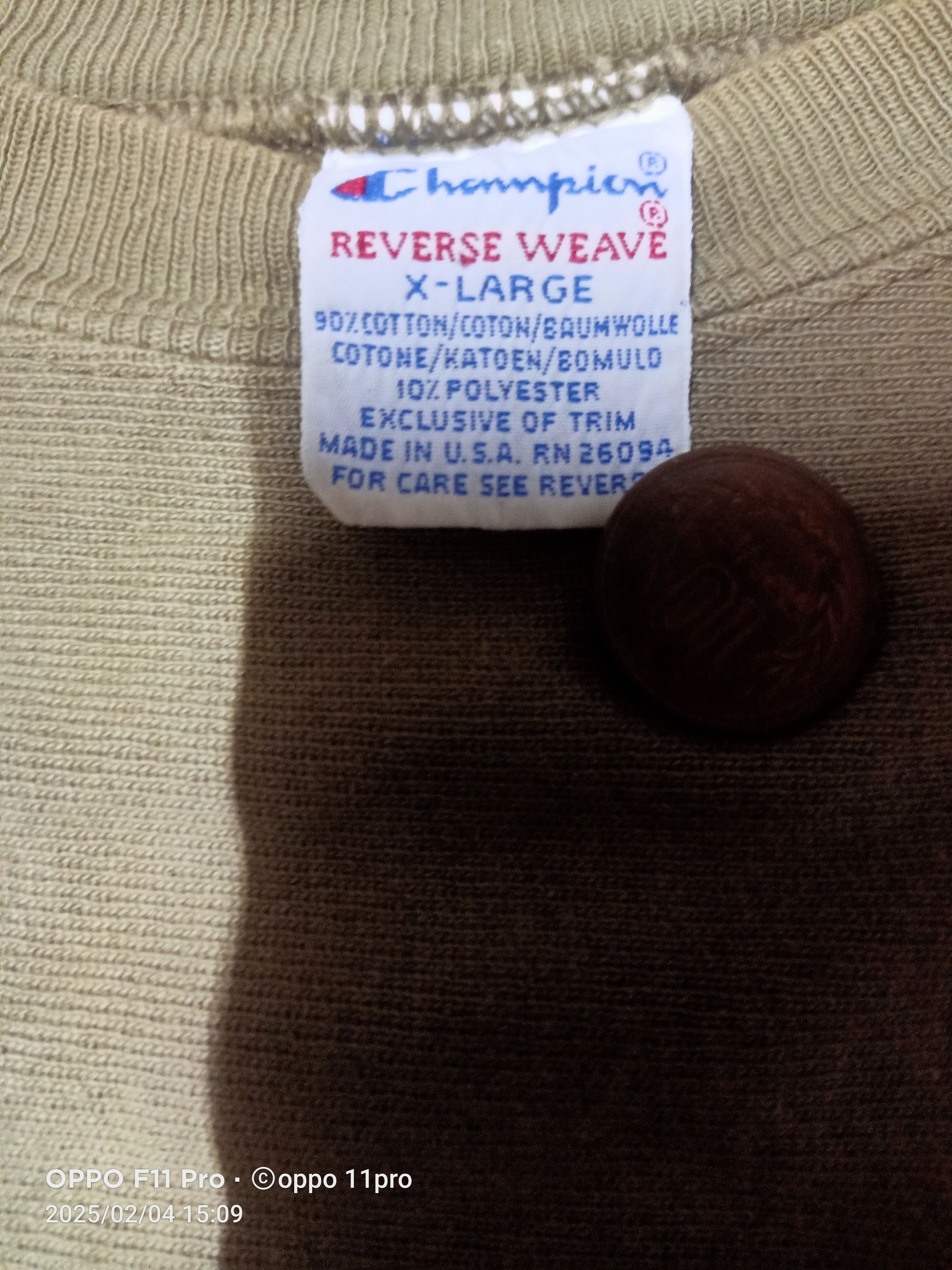 Champion Champion 90s Reverse Wave CrewNeck Sweatshirt Size US XL / EU 56 / 4 - 5 Thumbnail