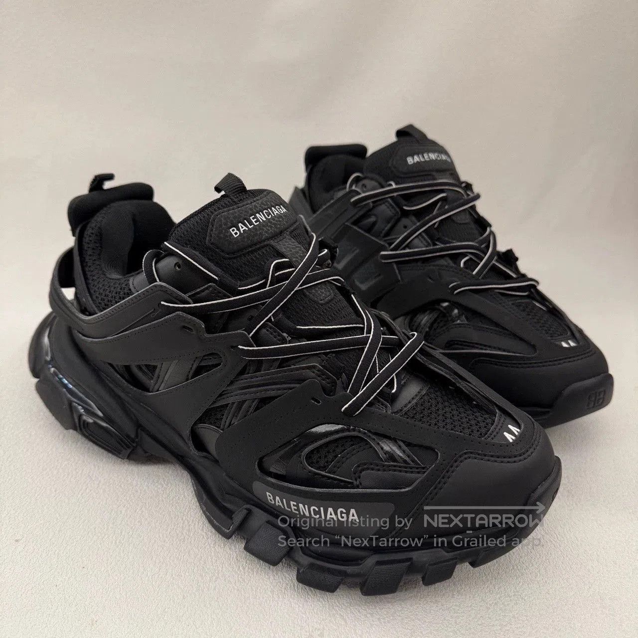 Balenciaga balenciaga track 1.0 black sneakers for men. Size US 10 / EU 43 - 3 Thumbnail