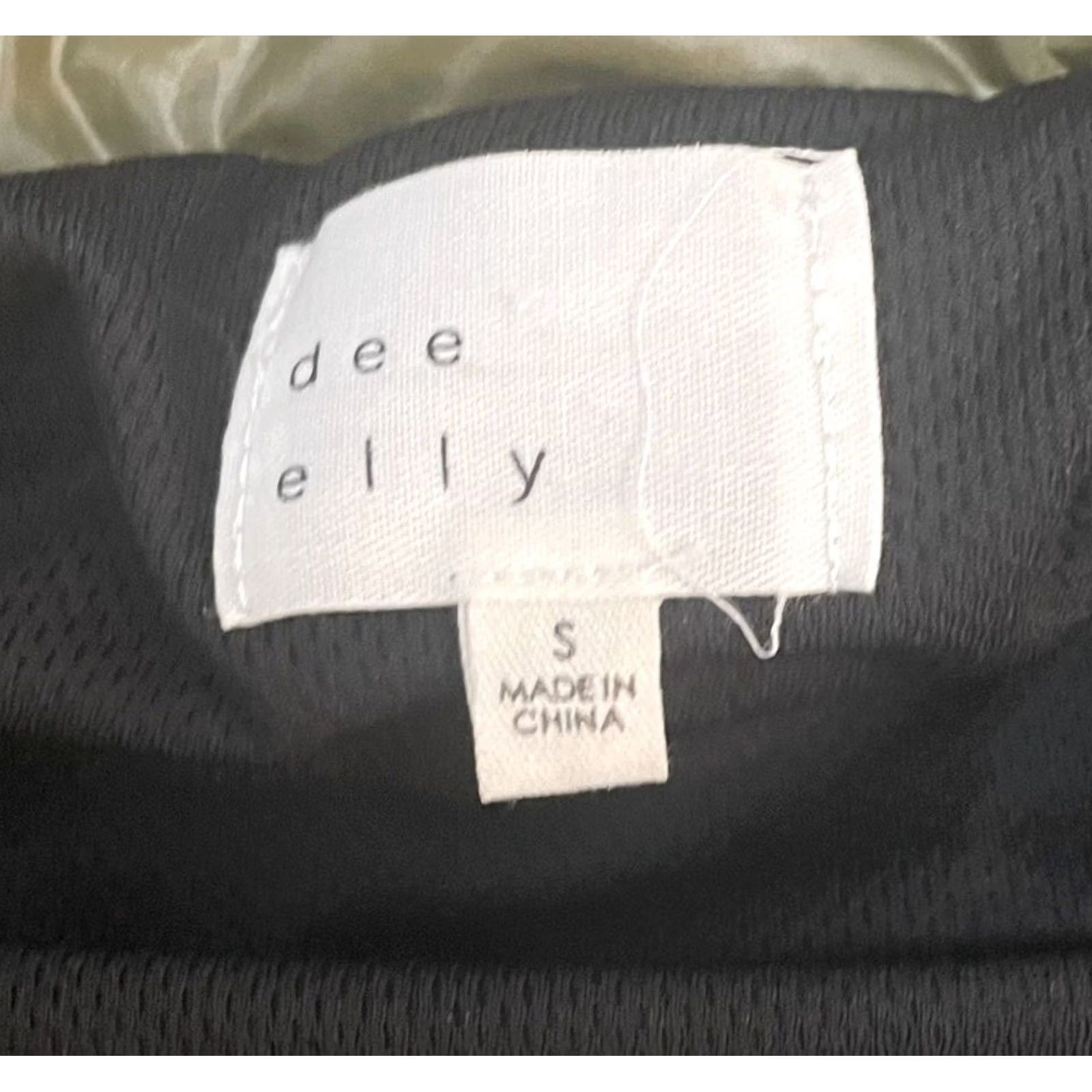 Vintage Dee Elly Jacket Womens 1/2 Zip Fleece Green Black Puffy Mid-Length Regular Size S Pullover Jacket Size S / US 4 / IT 40 - 5 Thumbnail
