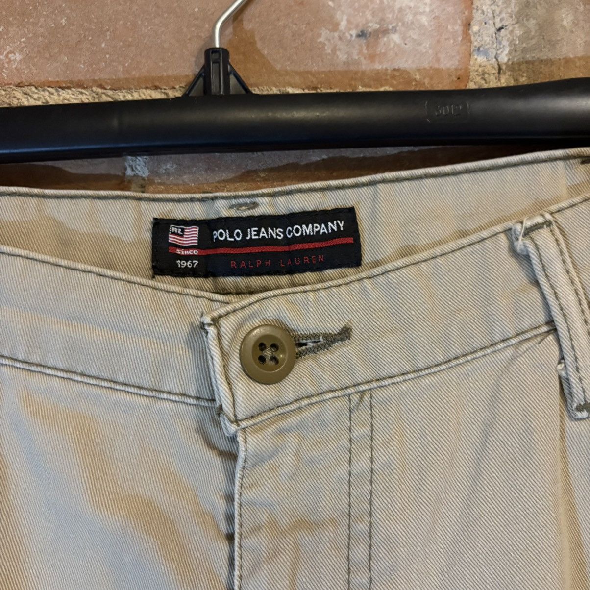 Polo Ralph Lauren × Vintage $70 Y2K Polo Carpenter Shorts Size US 33 - 3 Thumbnail