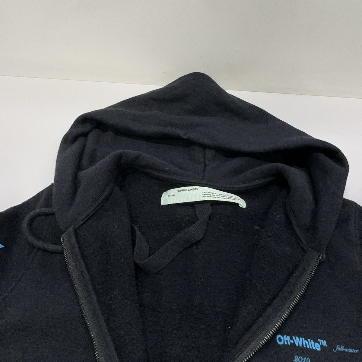 Off-White Off-White Diag Gradient Zip Hoodie Size US XXS / EU 40 - 5 Thumbnail