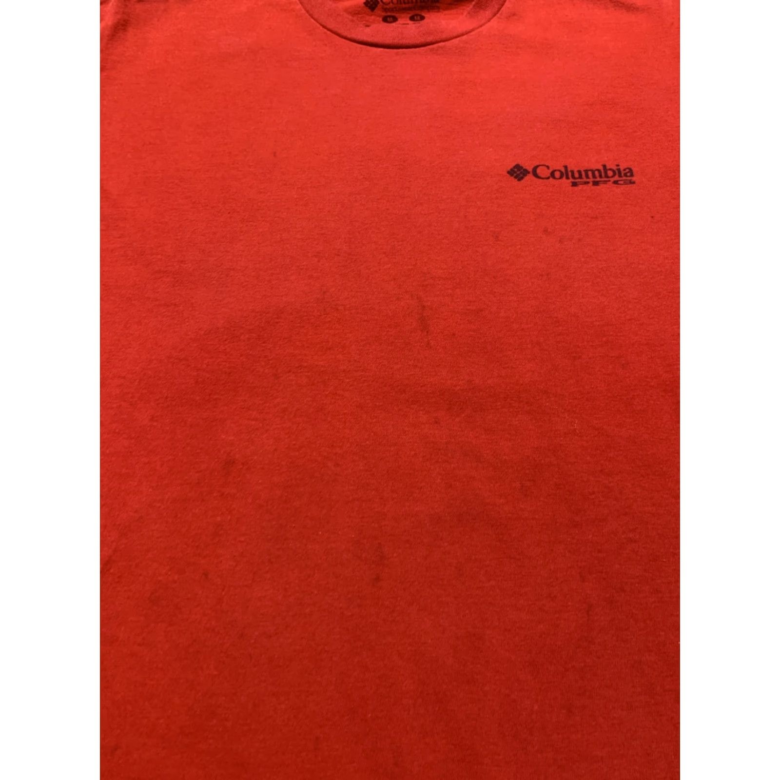 Vintage Columbia PFG Men's Medium Red Graphic T-Shirt "Tools of the Trade" Outdoor Cotton Regular Fit Size US M / EU 48-50 / 2 - 4 Thumbnail