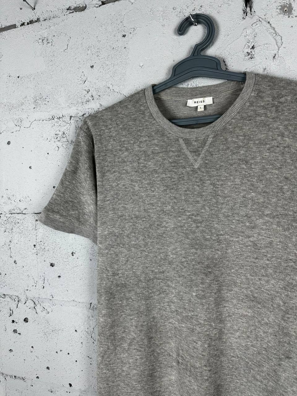 Reiss Reiss Terry Towelling Polo T shirt Grey Size L Size US L / EU 52-54 / 3 - 1 Thumbnail