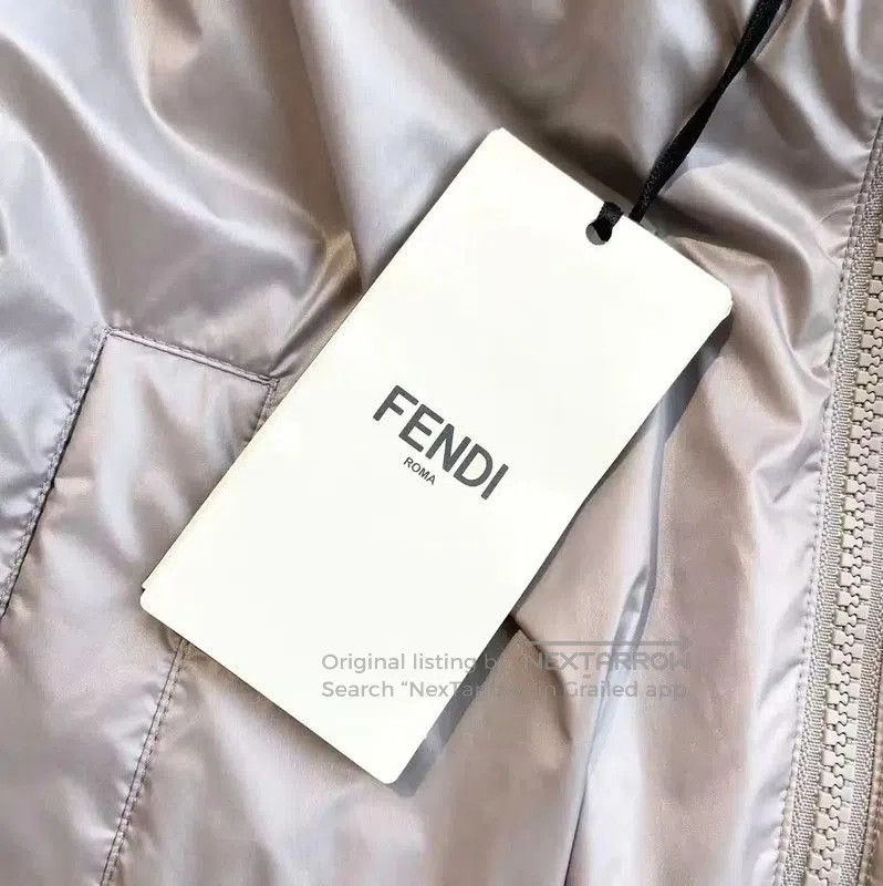 Fendi Fendi Champagne Nylon Women's Jacket . Size L / US 10 / IT 46 - 7 Thumbnail