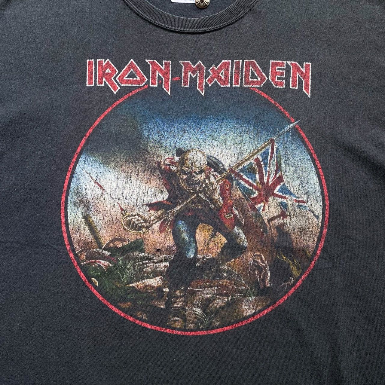 Band Tees × Iron Maiden × Vintage Vintage 2002 Iron Maiden "The Trooper" Tshirt Size US L / EU 52-54 / 3 - 2 Thumbnail
