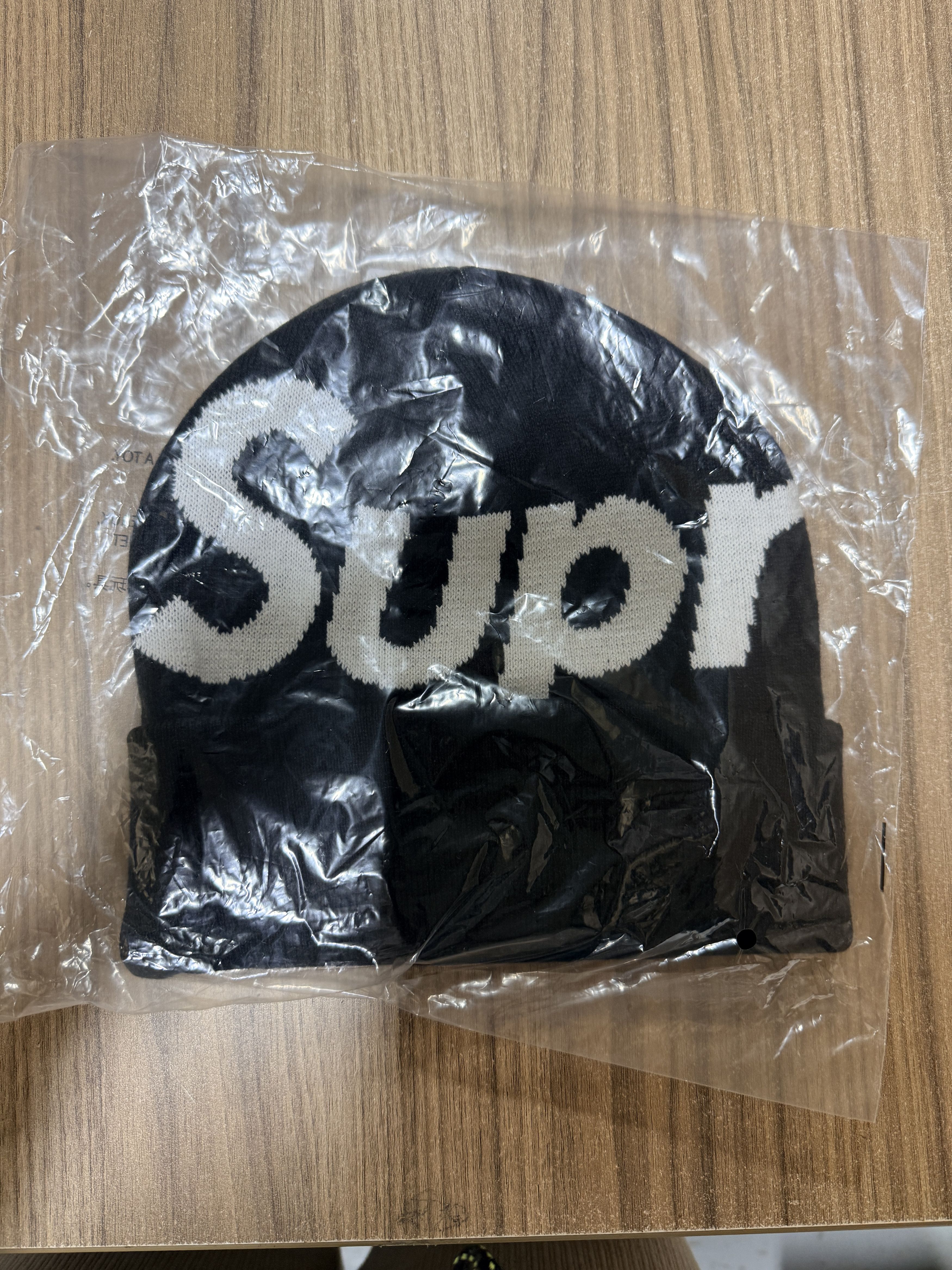 Supreme Supreme Big Logo Beanie (FW25) Black size adjustable Size ONE SIZE - 3 Thumbnail