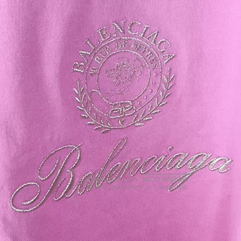 Balenciaga Balenciaga Logo Print Solid Color Raglan Sleeve T-Shirt Size M / US 6-8 / IT 42-44 - 3 Thumbnail