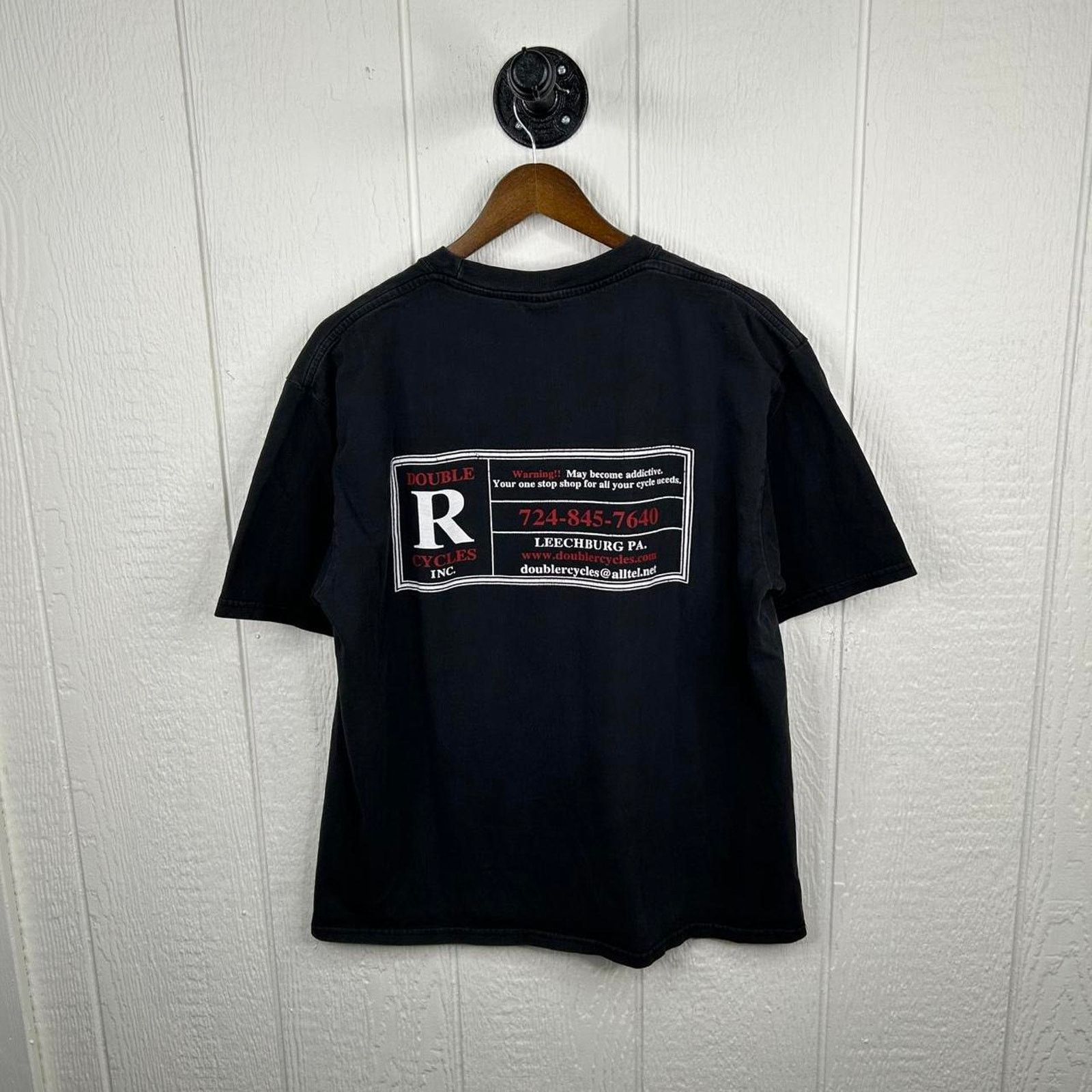Other Vintage 90’s American Biker Flames Graphic Tee Size Large Size US L / EU 52-54 / 3 - 4 Thumbnail